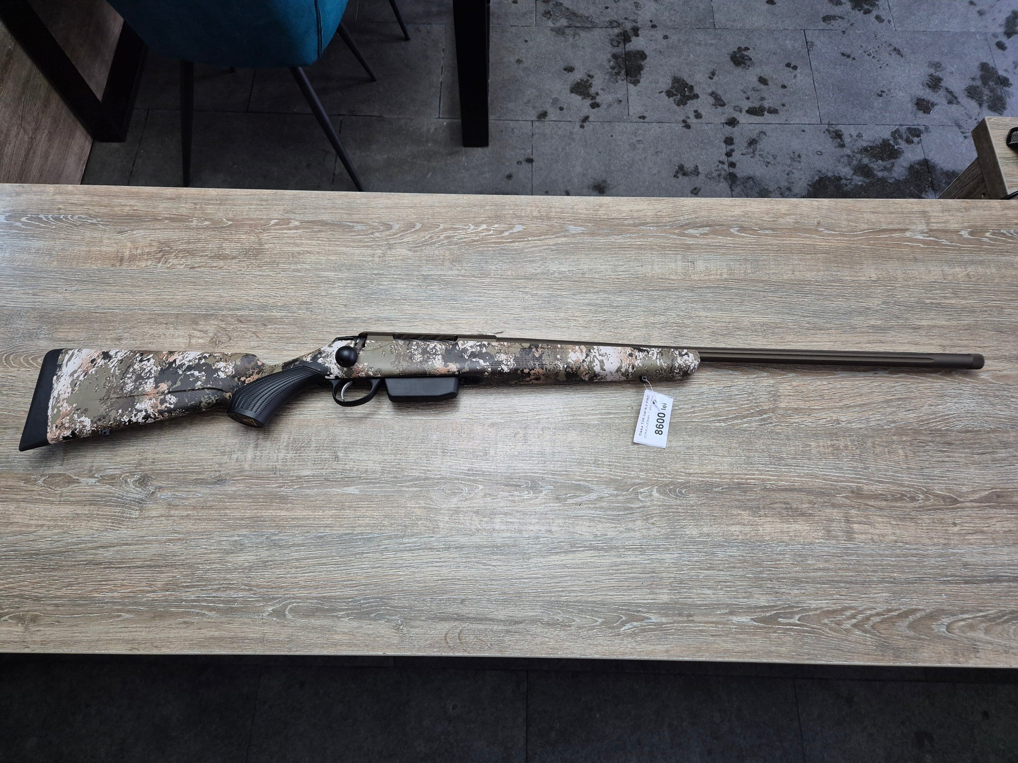 Carabina Tikka T3x Lite Veil, cal 6.5 PRC, teava fluted cerakote 62cm