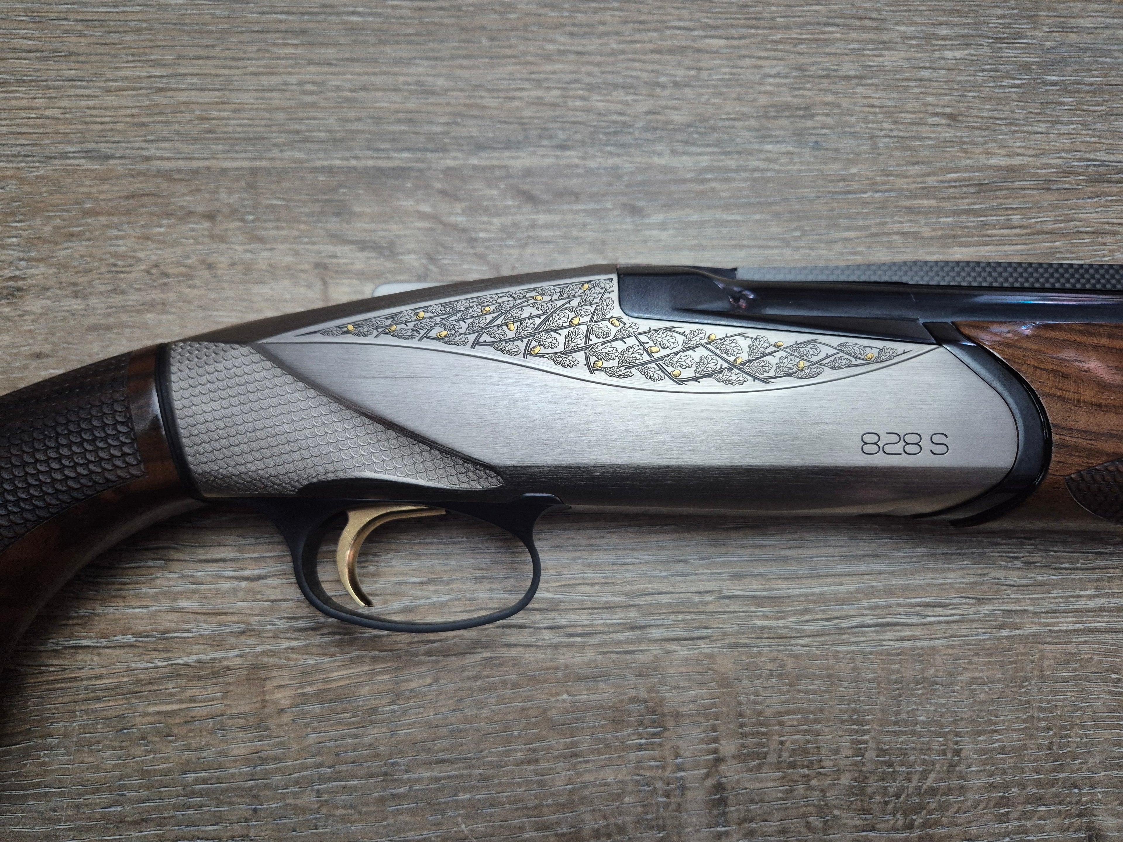 Bock Benelli 828S Silver, cal 12/76, 71cm