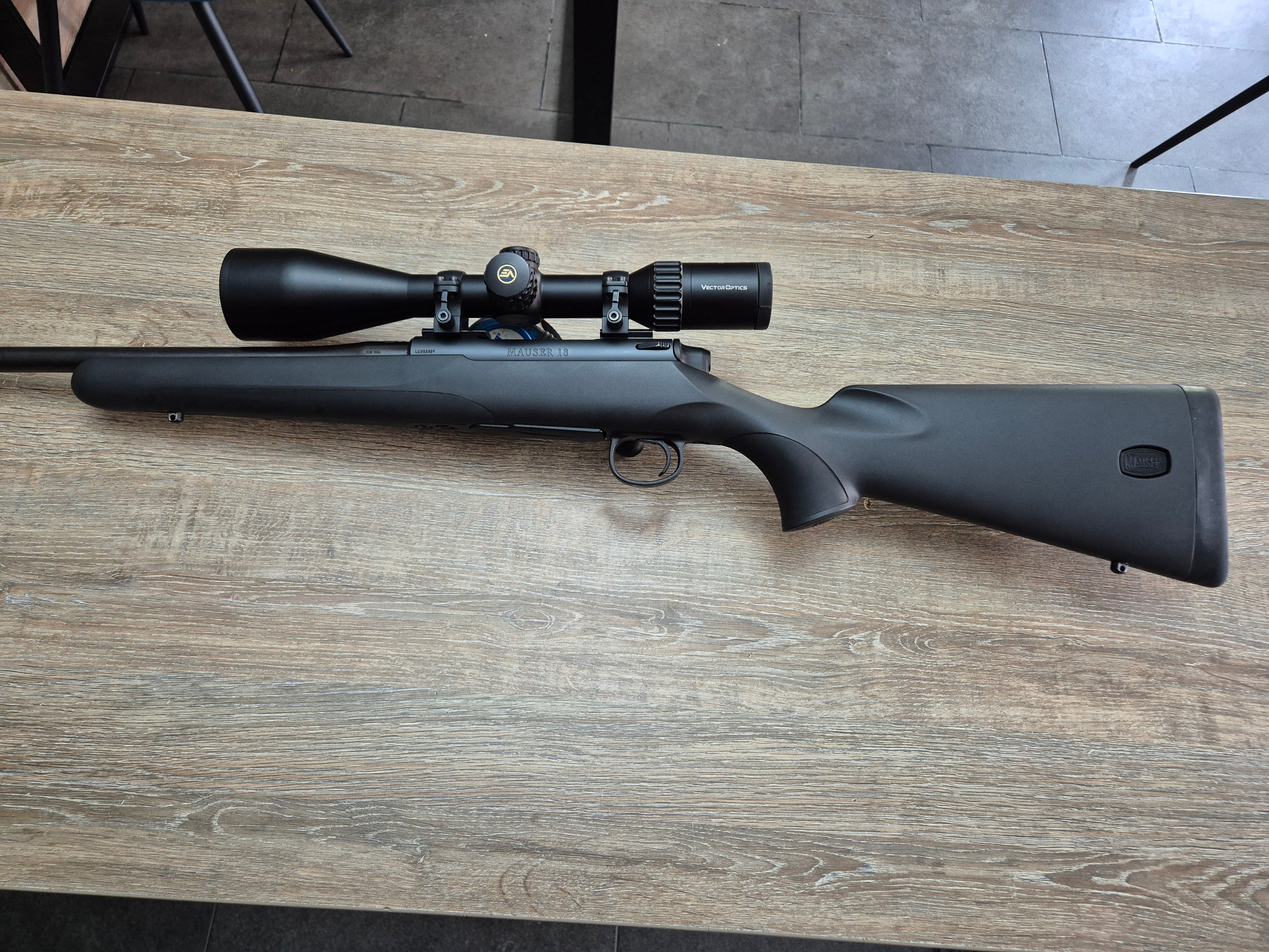 Mauser M18 cal 308 win + Luneta Vector Optics 2.5-15x56