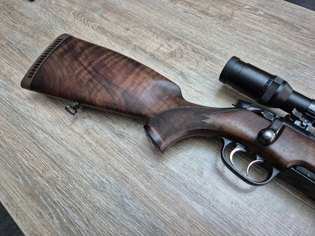 Carabina Steyr Mannlicher S, cal 8x68S, 63.5cm, Swarovski 2.5-10x56
