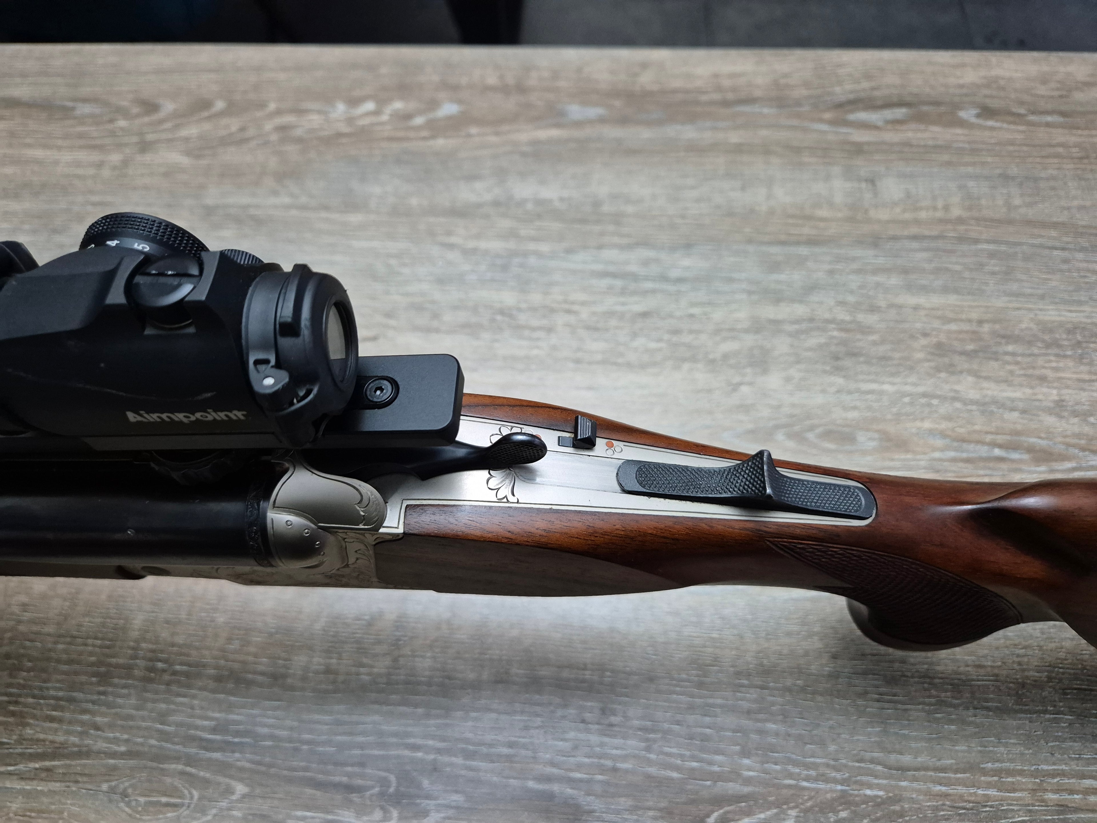 Drilling Krieghoff Optima, cal 7x65R/12, 55cm, Aimpoint Micro H2