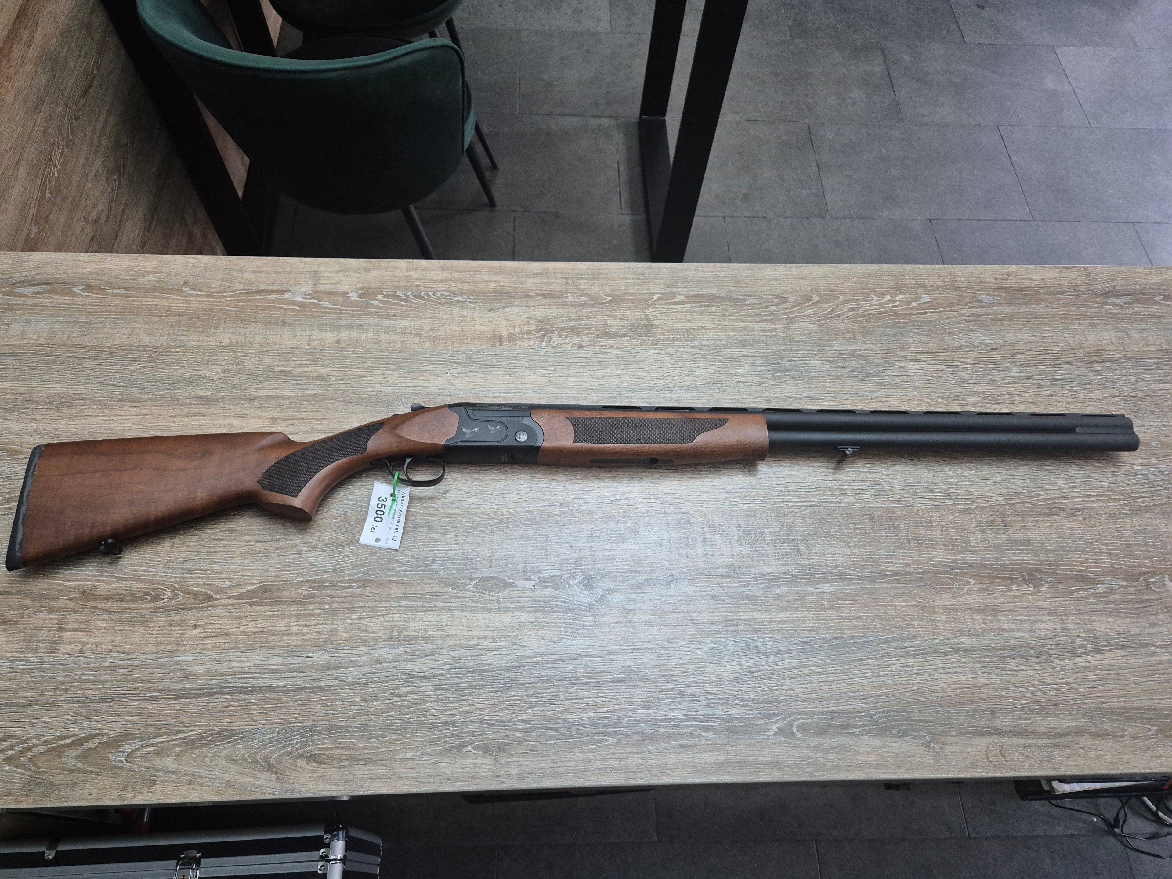 Bock Aksan Arms, cal 12/76, tevi 72cm, pat lemn, black