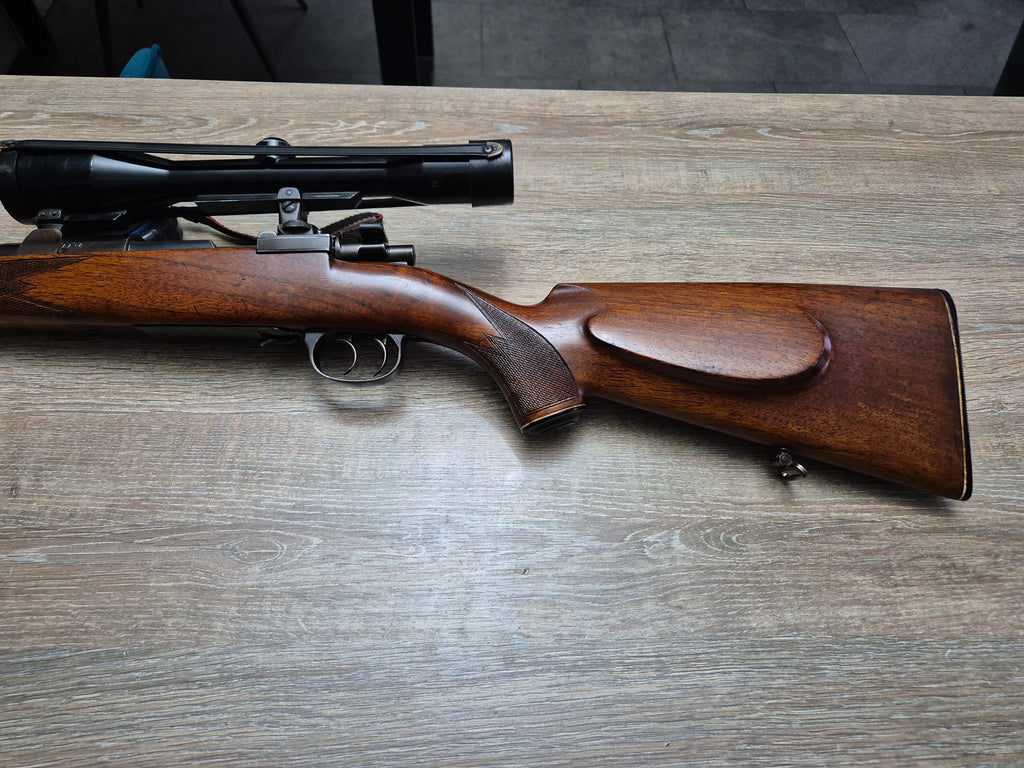 Carabina Schmidt, cal 7x57, teava 60cm, luneta 6x42