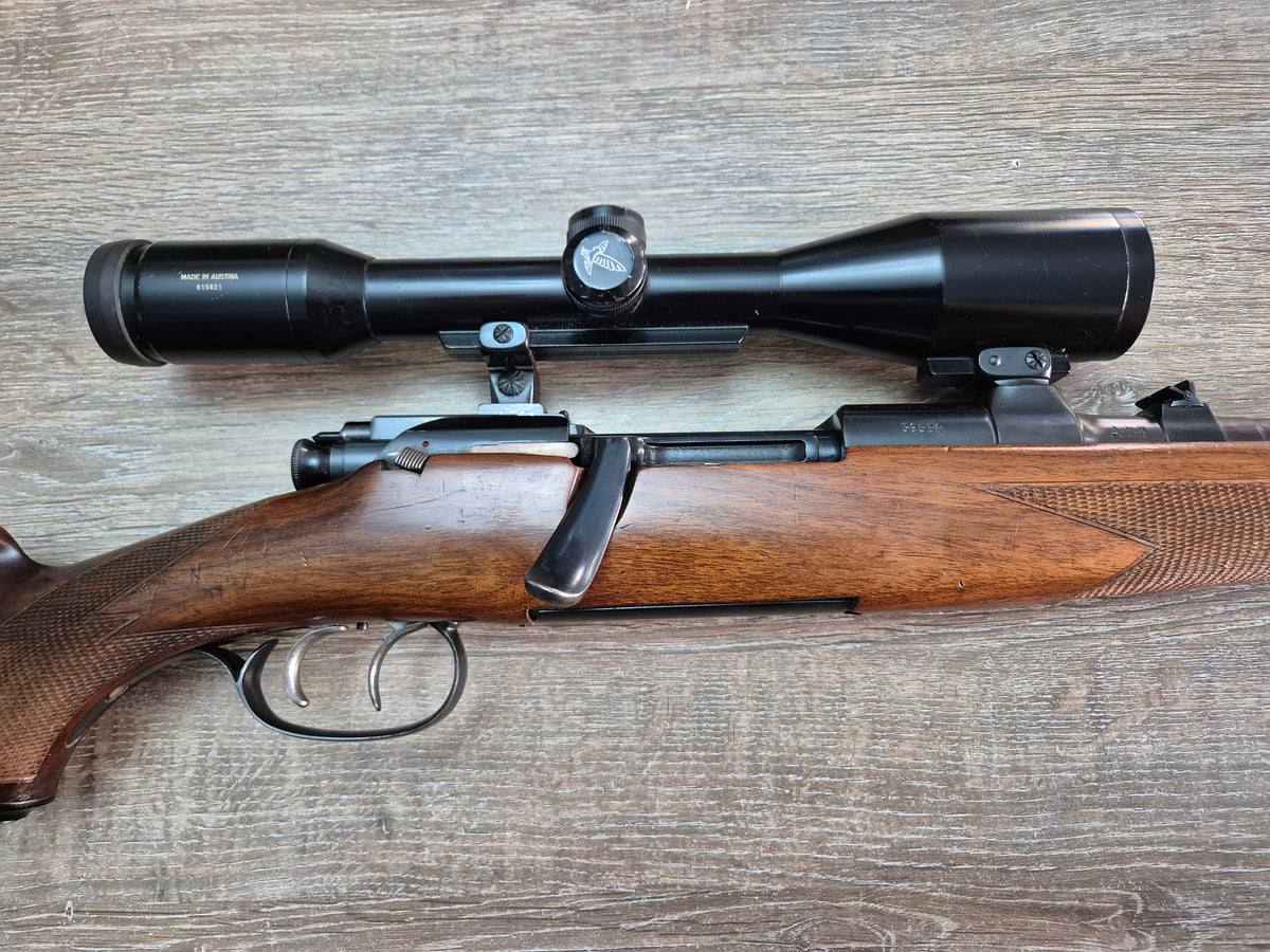 Carabina Steyr-Mannlicher GK, cal 7x64, teava 65cm, luneta 6x42