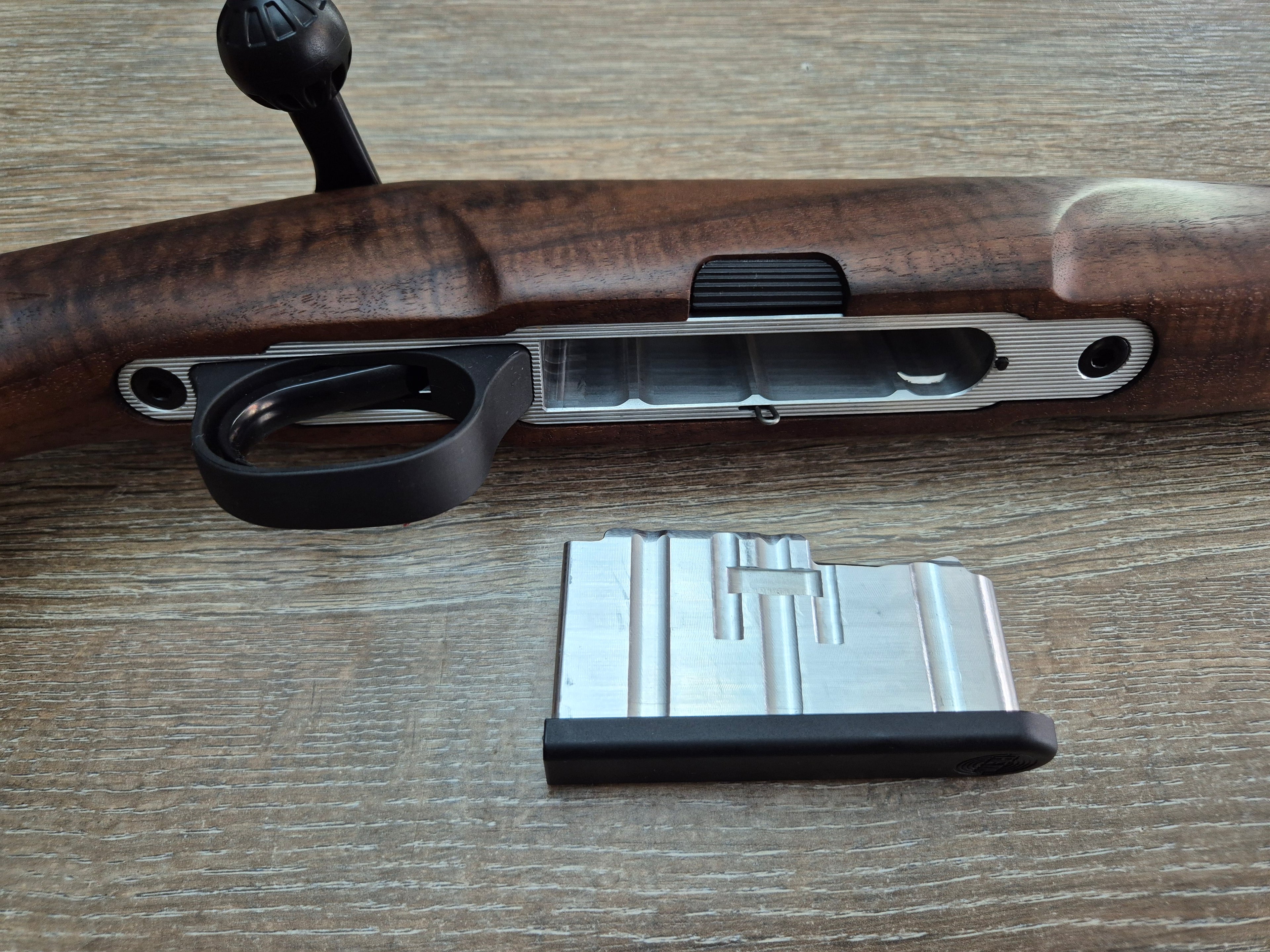 Carabina Heym SR30, cal 30-06, 55cm, pat lemn clasic