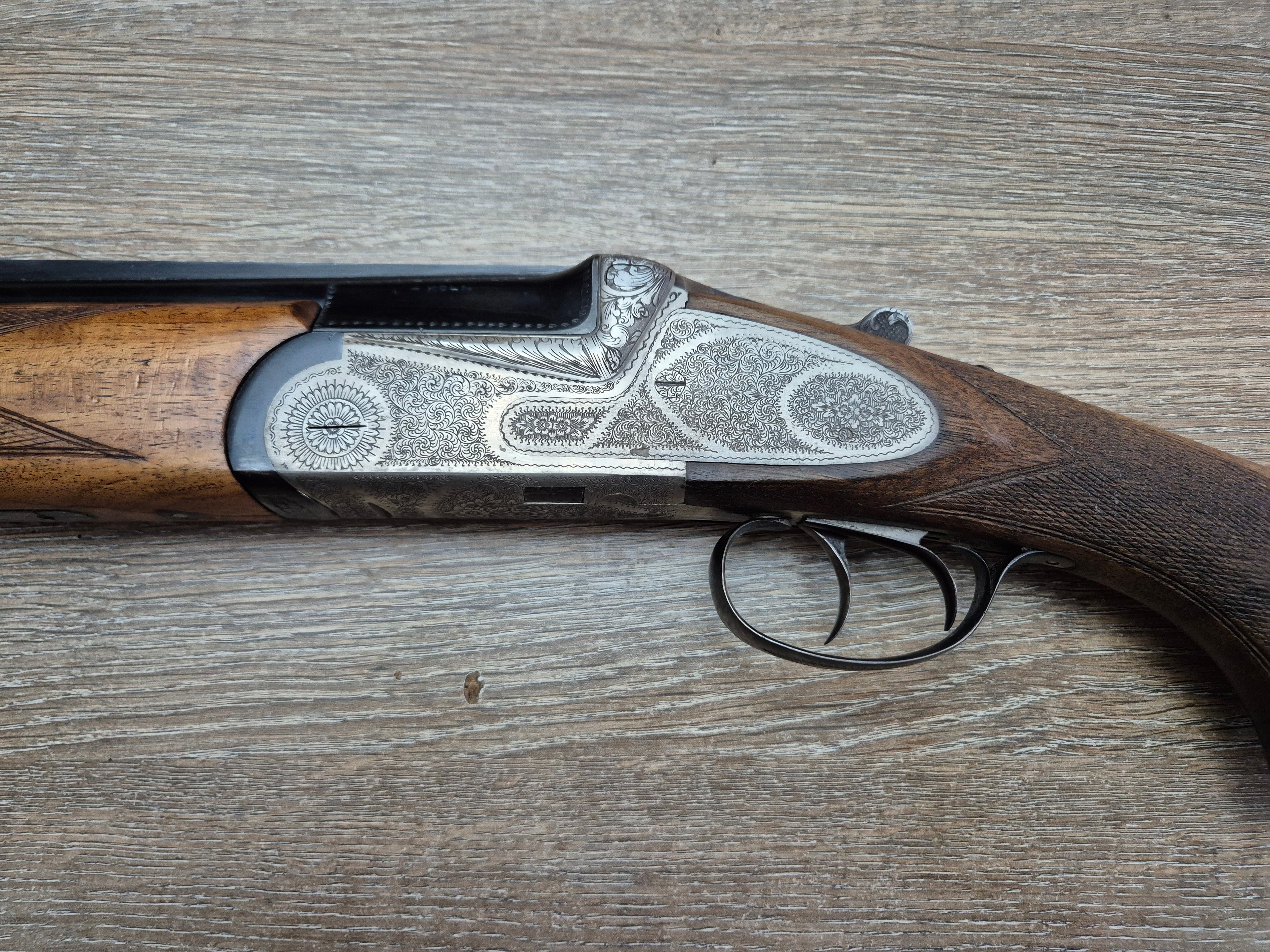Bock Eduard Kettner, cal 12/70, tevi 70cm, ejectoare