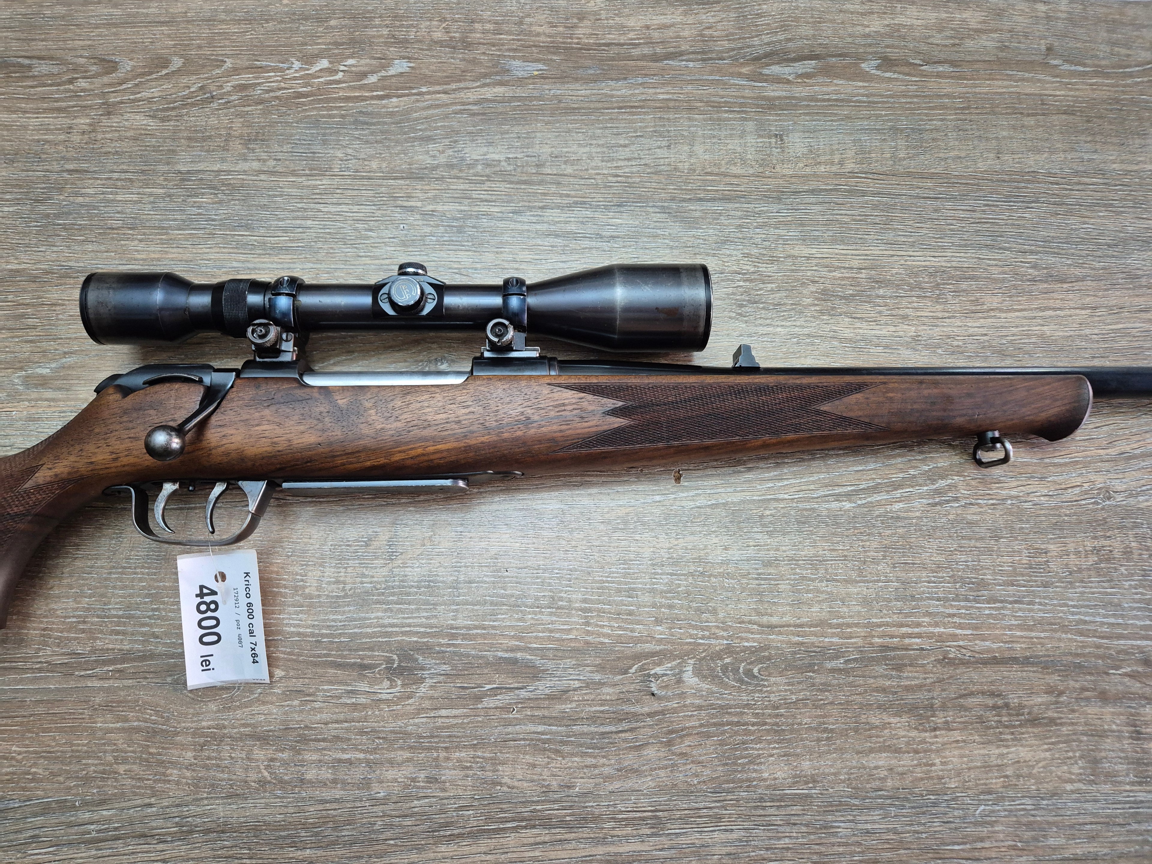 Carabina Krico 600, cal 7x64, teava 60cm, accelerator