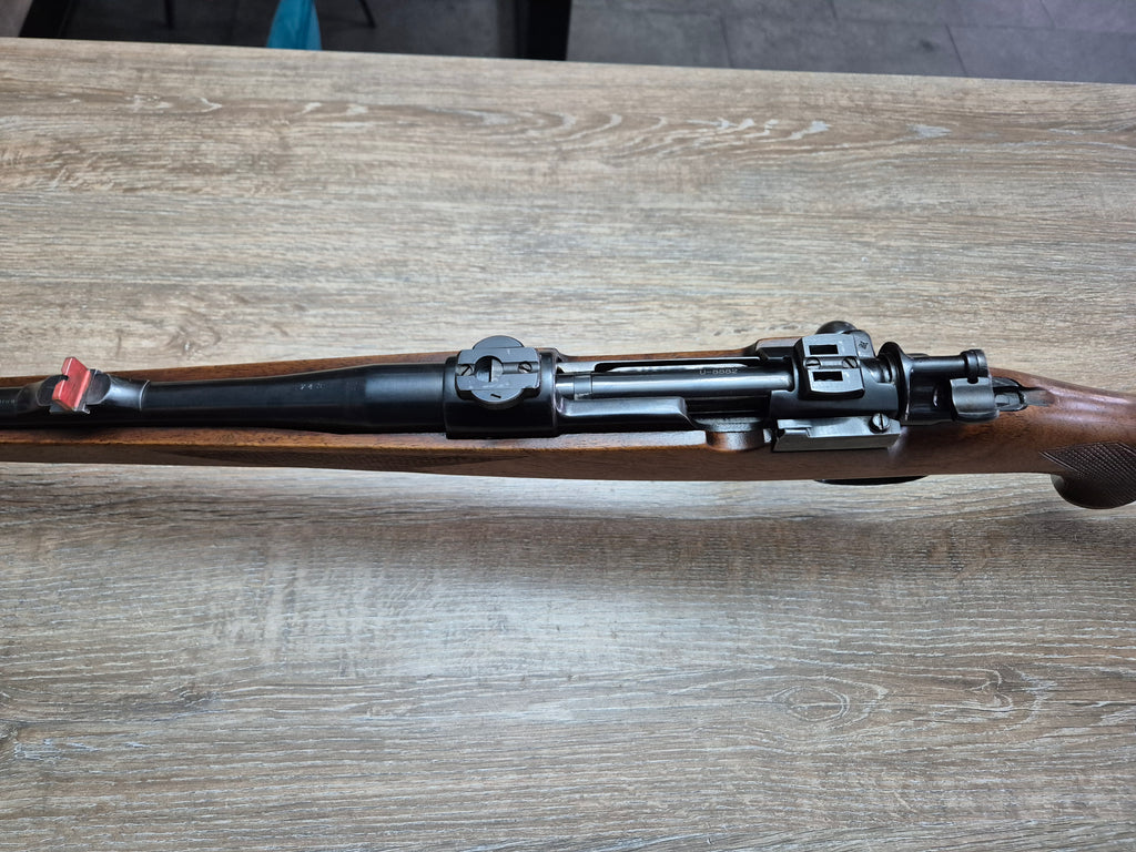 Carabina Eduard Kettner, cal 243win, 51cm, pat lemn Stutzen