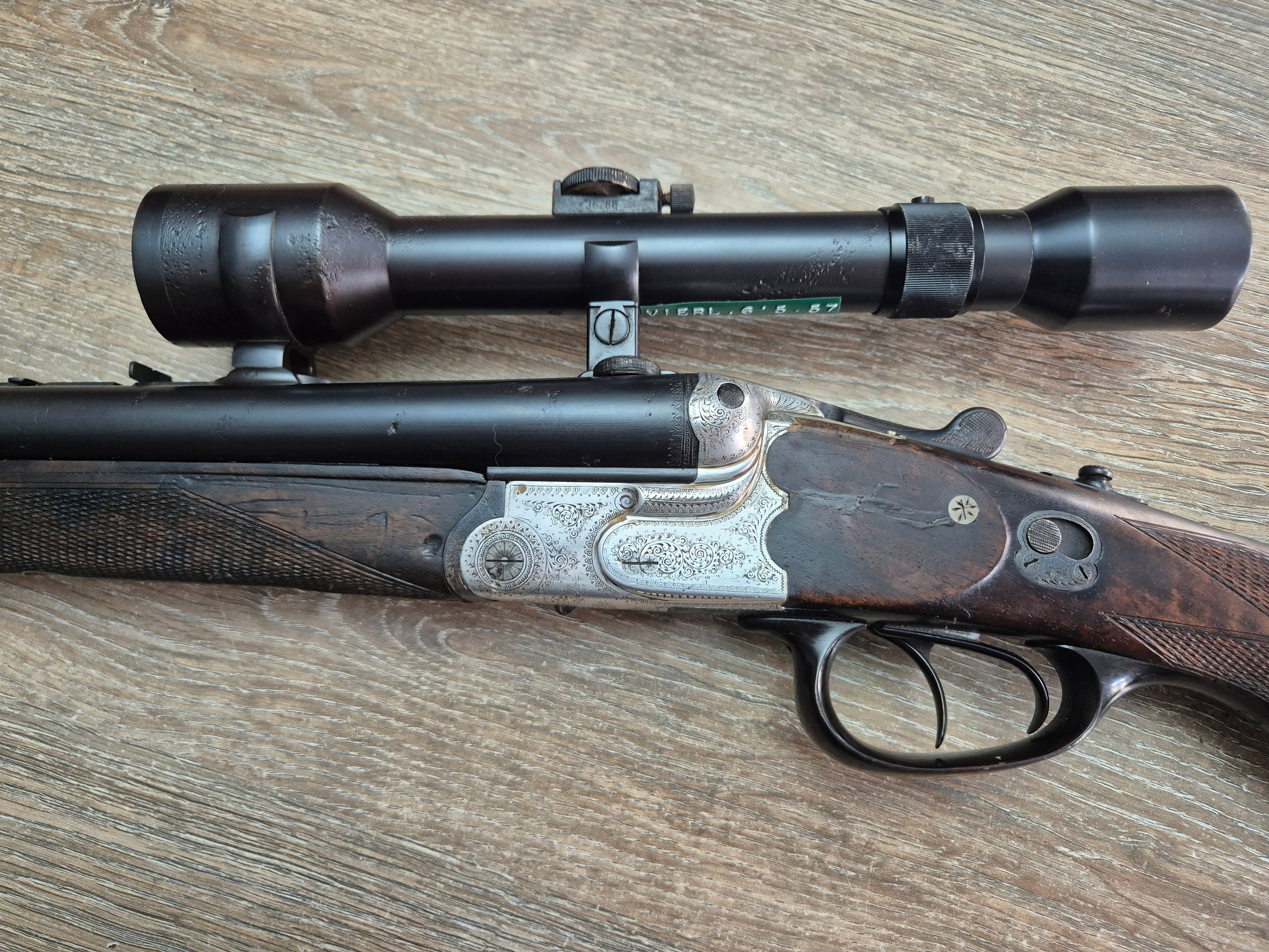 Vierling (4 tevi) SUHL, cal 6.5x57R/22 Hornet/16, tevi 60cm