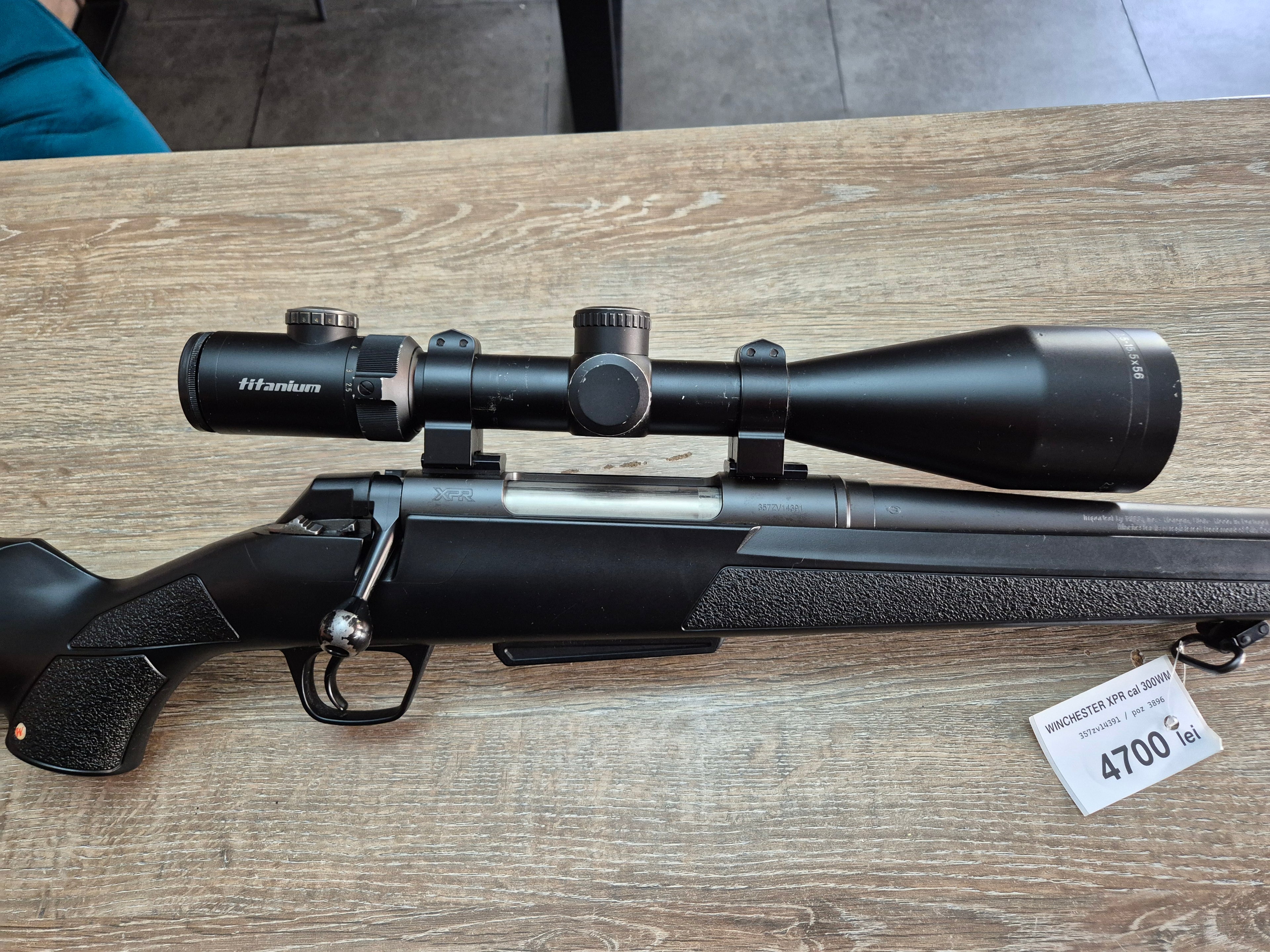 Carabina Winchester XPR cal 300 win mag, 66cm, luneta Delta 2.5-15x56