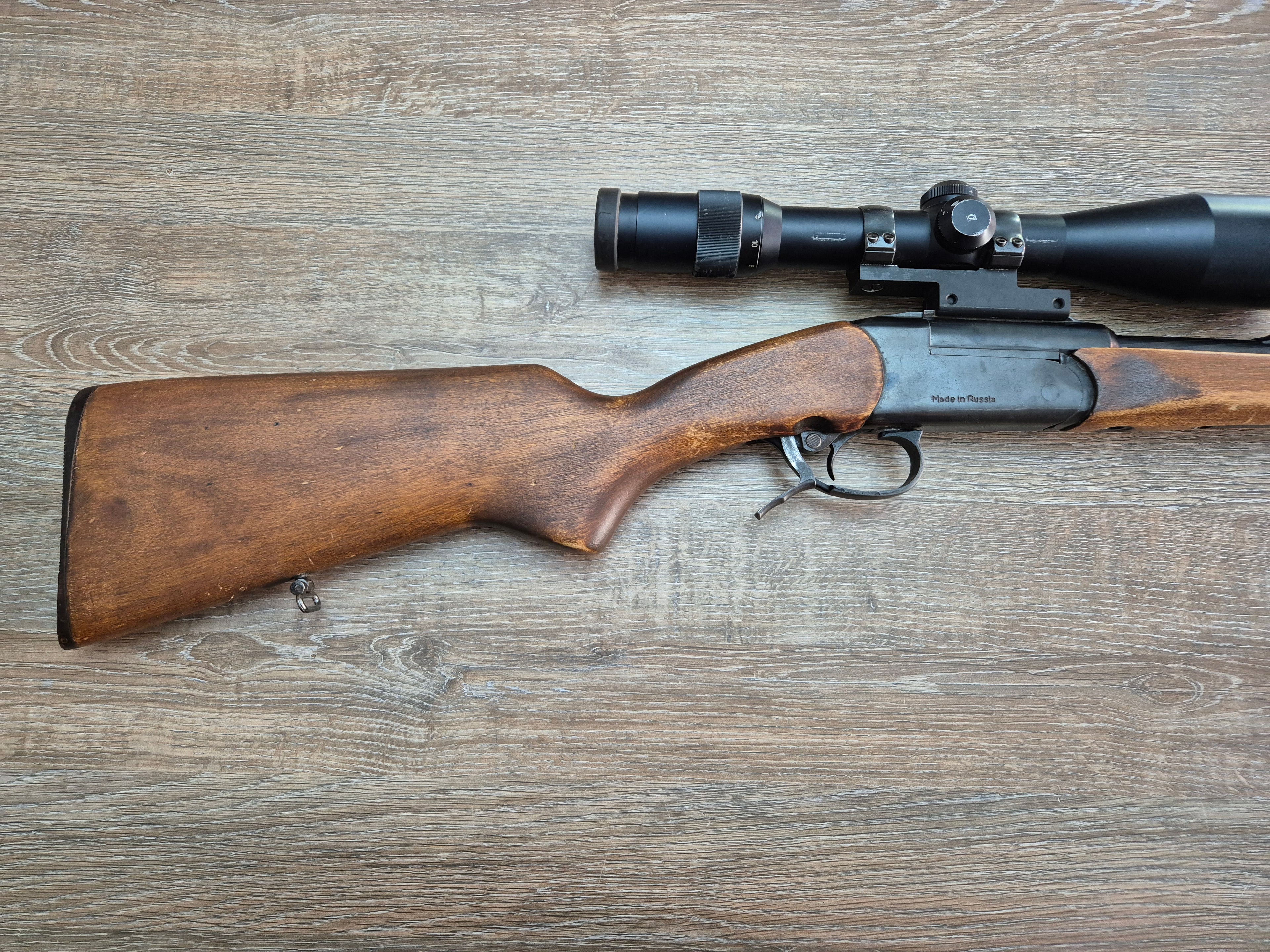 Carabina basculanta Baikal IZH18MN cal 308win, 60cm, luneta Docter 2.5-10x