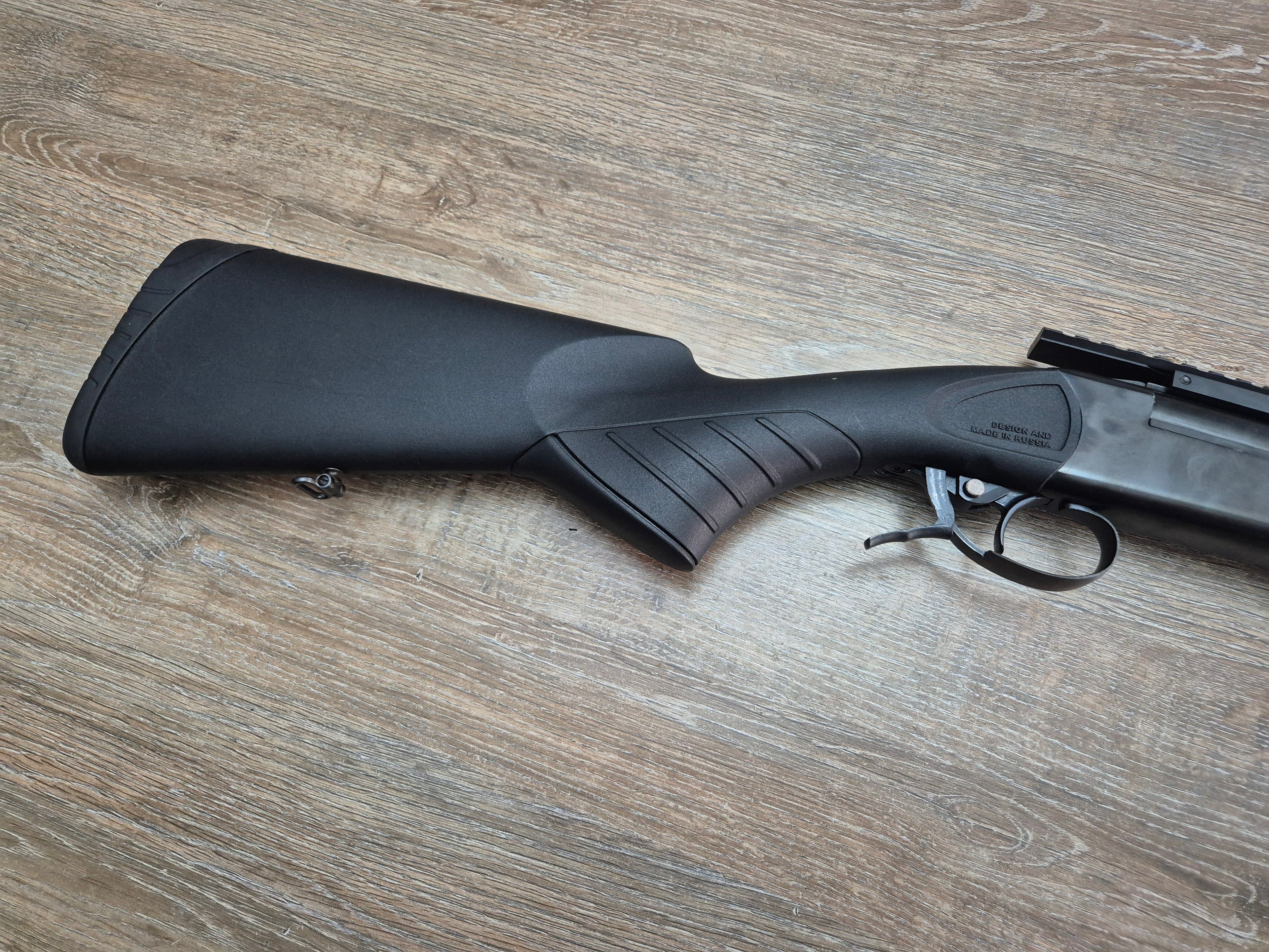 Carabina basculanta Baikal IZH18MH cal 243win, 60cm, pat sintetic, sina