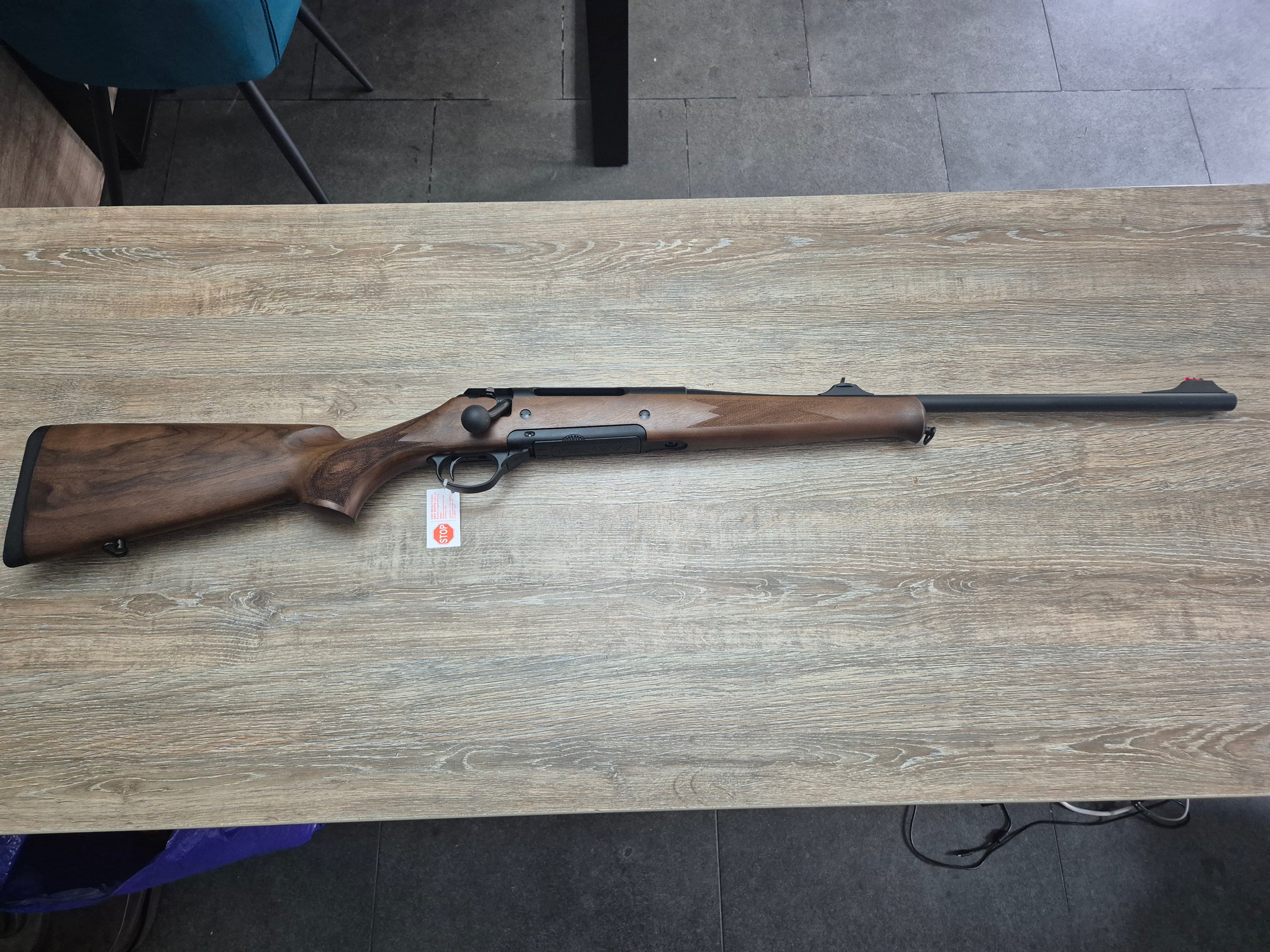 Carabina Haenel Jaeger 10, cal 7x64, 56cm, pat lemn