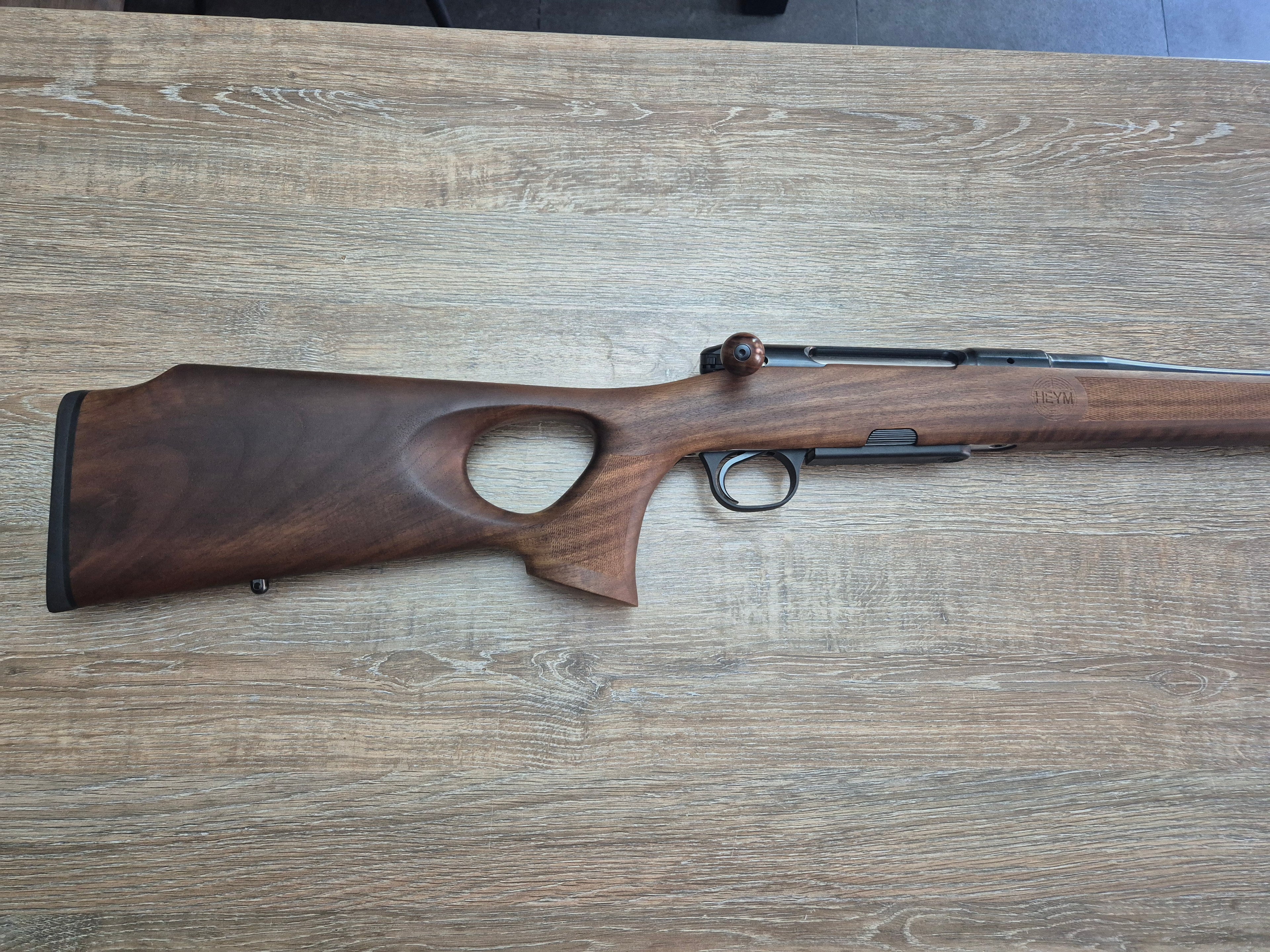 Carabina Heym SR30 Ranger-T cal 8x57 JS, 50cm, inchidere liniara, pat lemn