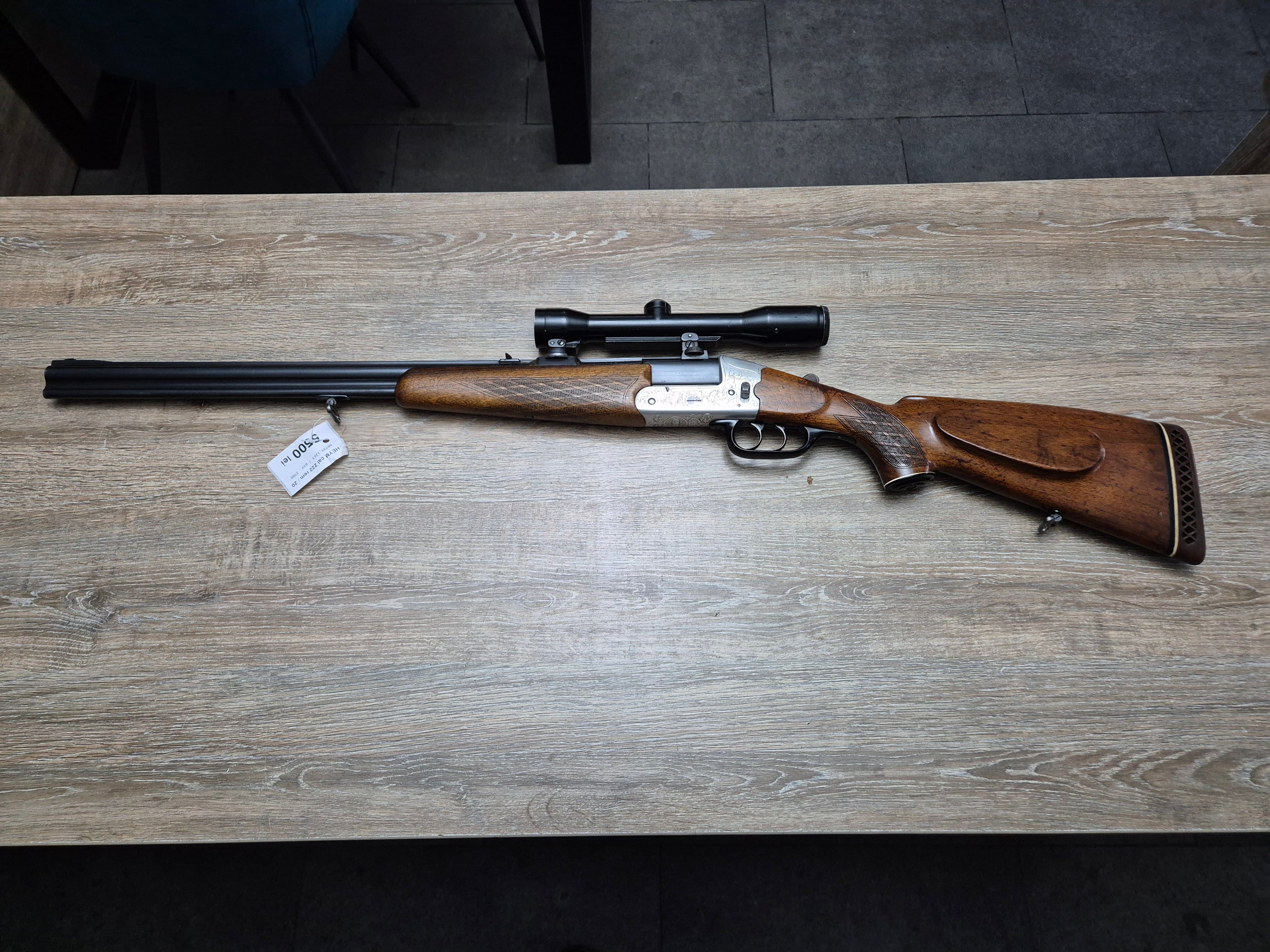 Mixta Heym, cal 222 Rem/20, tevi 60cm