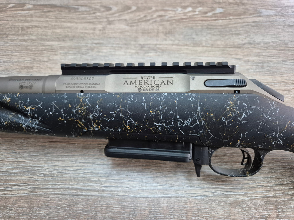 Carabina Ruger American Gen II Prairie, cal 308 win, teava fluted cerakote, picatinny