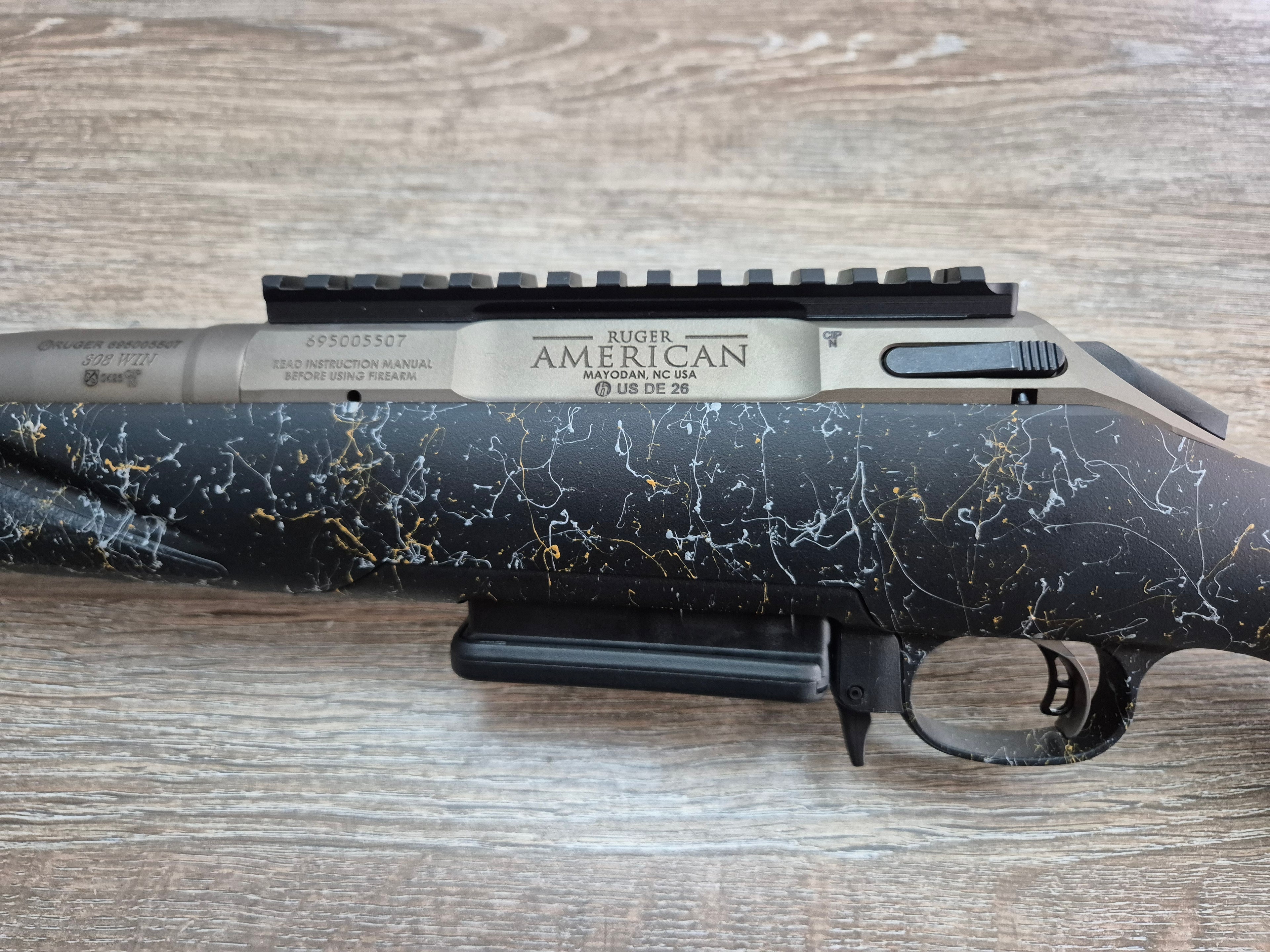 Carabina Ruger American Gen II Prairie, cal 308 win, teava fluted cerakote, picatinny
