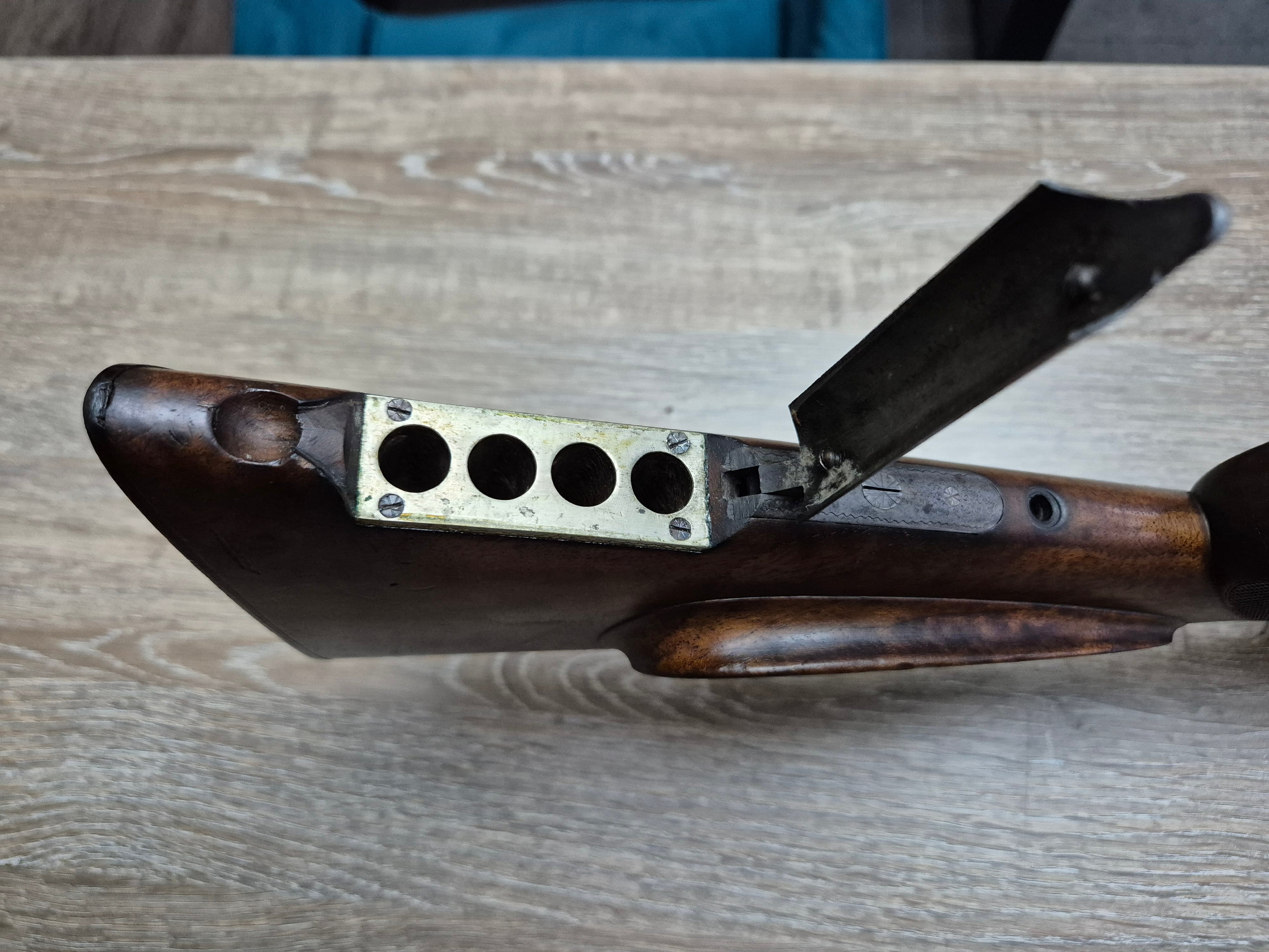 Carabina Krieghoff, cal 7x64, teava 65cm, magazie in pat