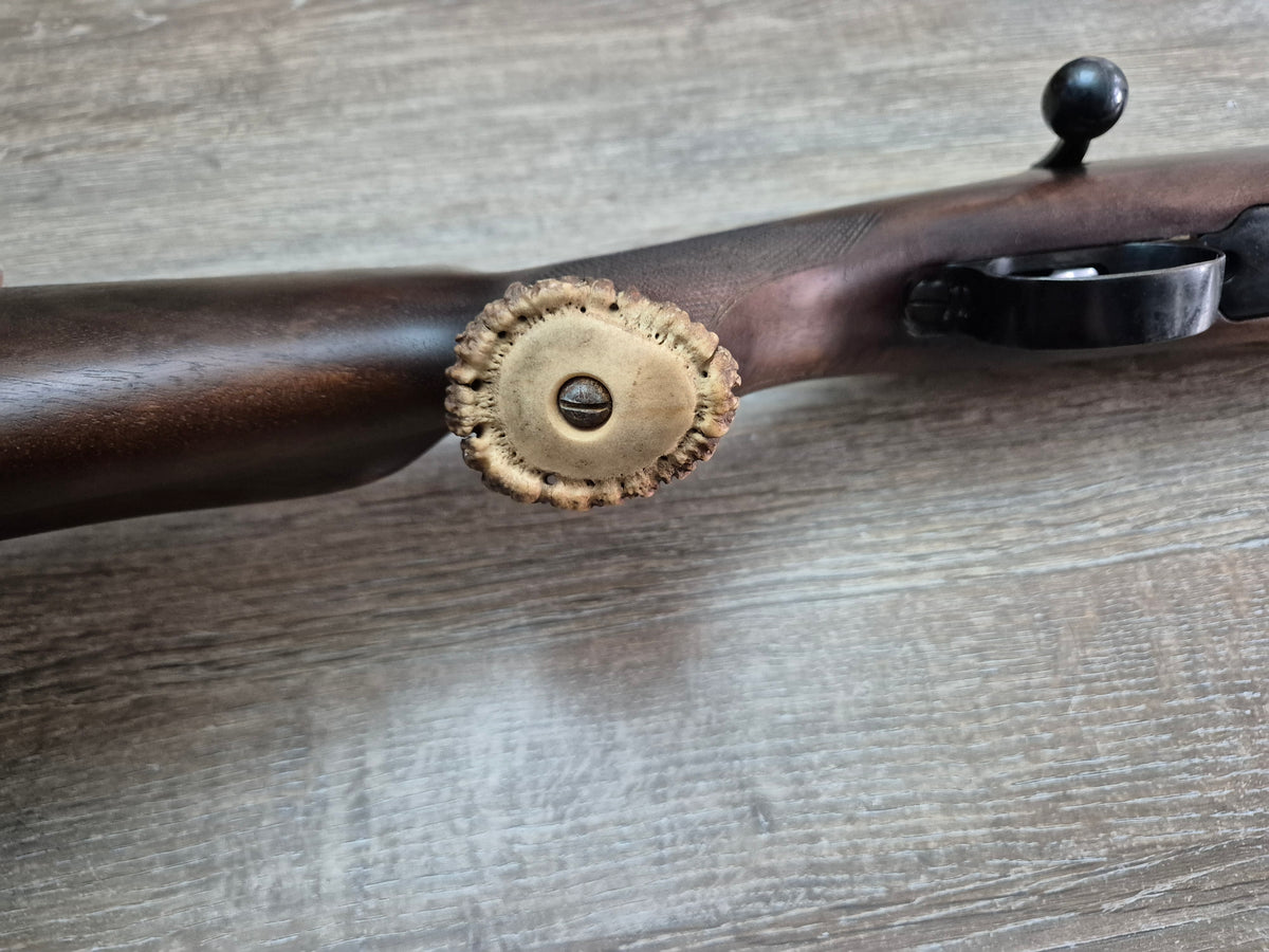 Carabina SUHL 98, cal 30-06, teava 61cm, pat lemn, cătări