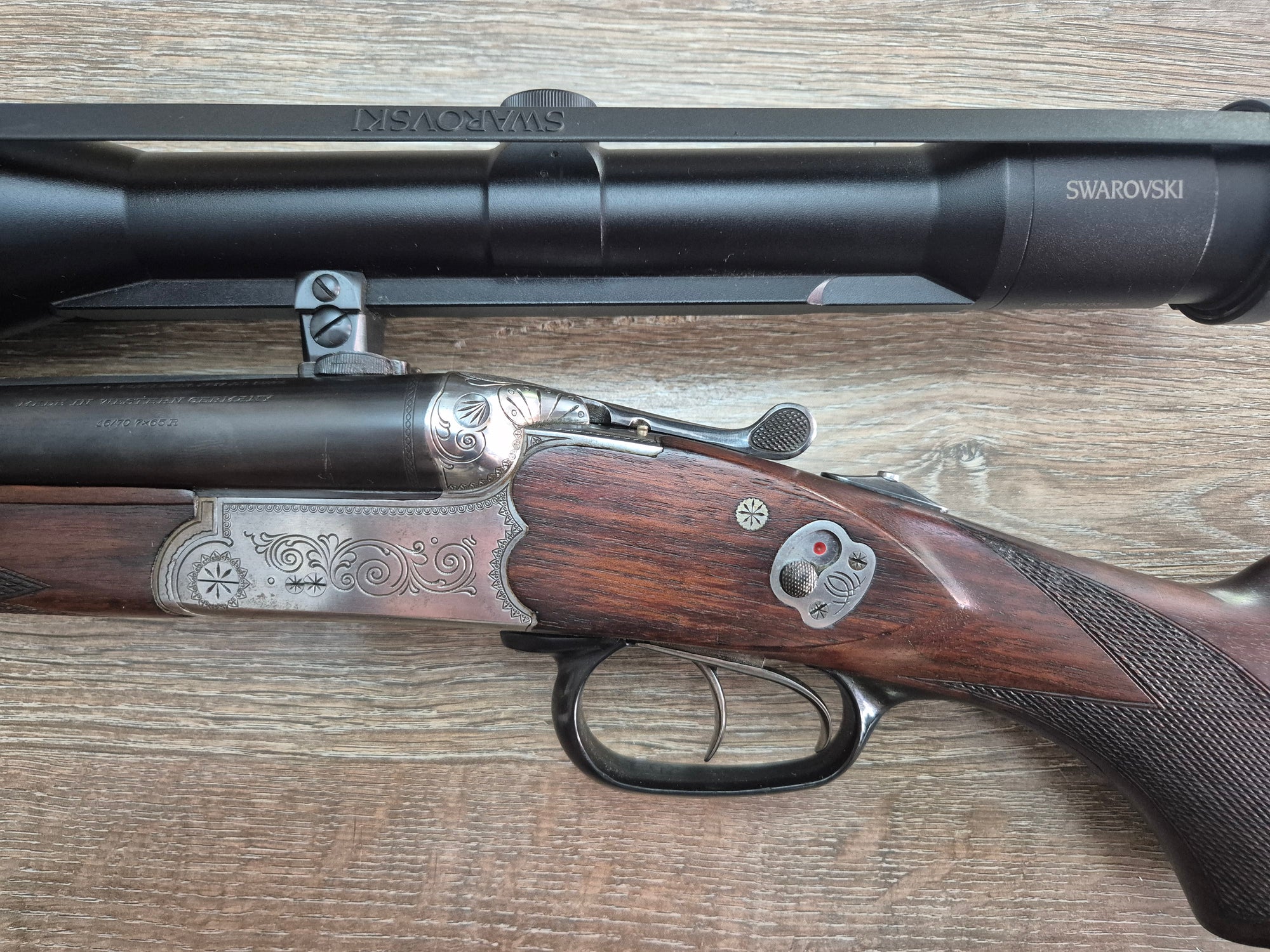 Drilling Sauer & Sohn, cal 7x65R/16, tevi 65cm, Swarovski 8x50