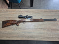 Dublu Express Heym, cal 30R Blaser, obrazar stanga, Leica Magnus 1-6.3x24