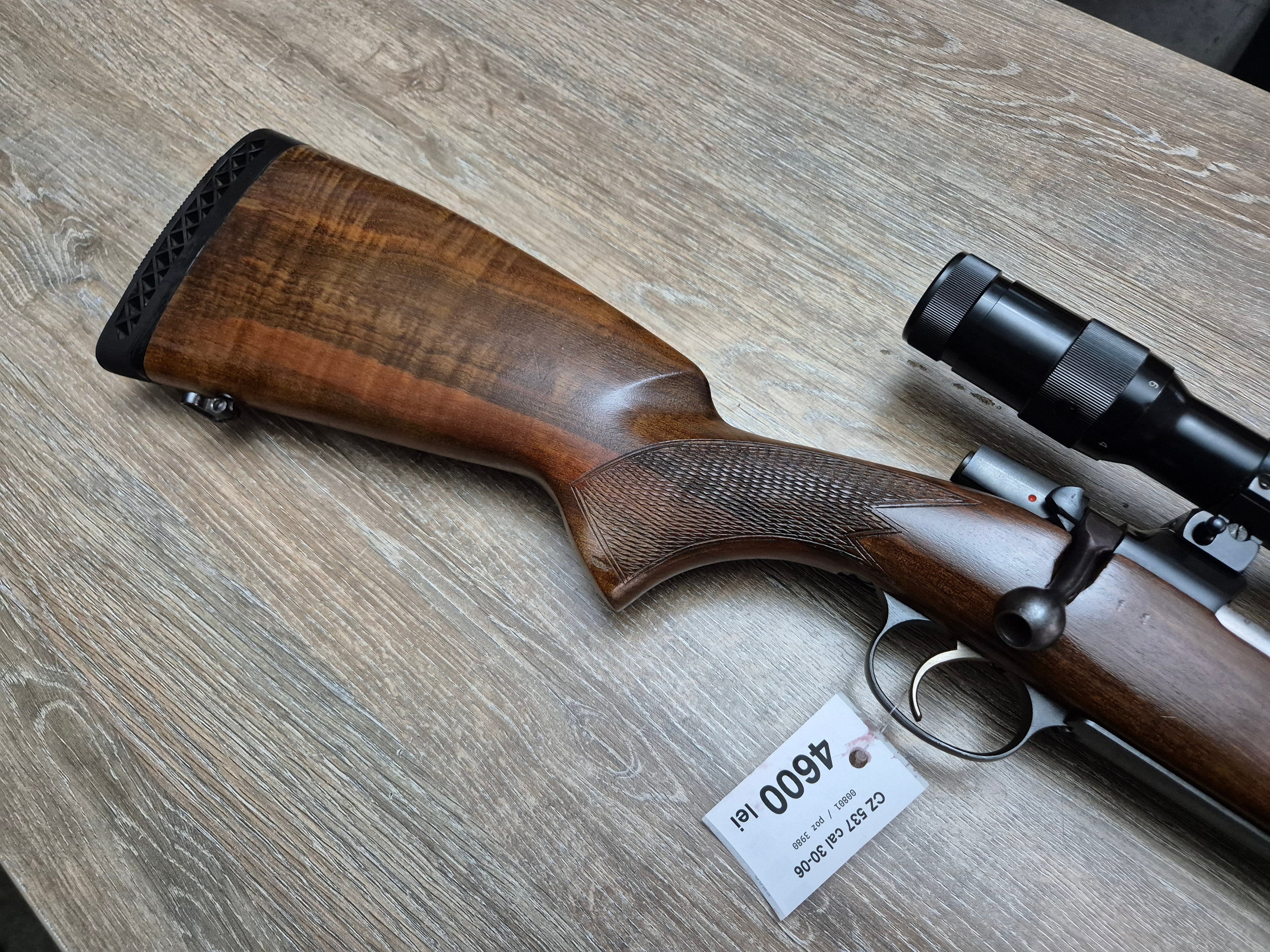 Carabina CZ 537, cal 30-06, teava 48cm, luneta 3-12x56