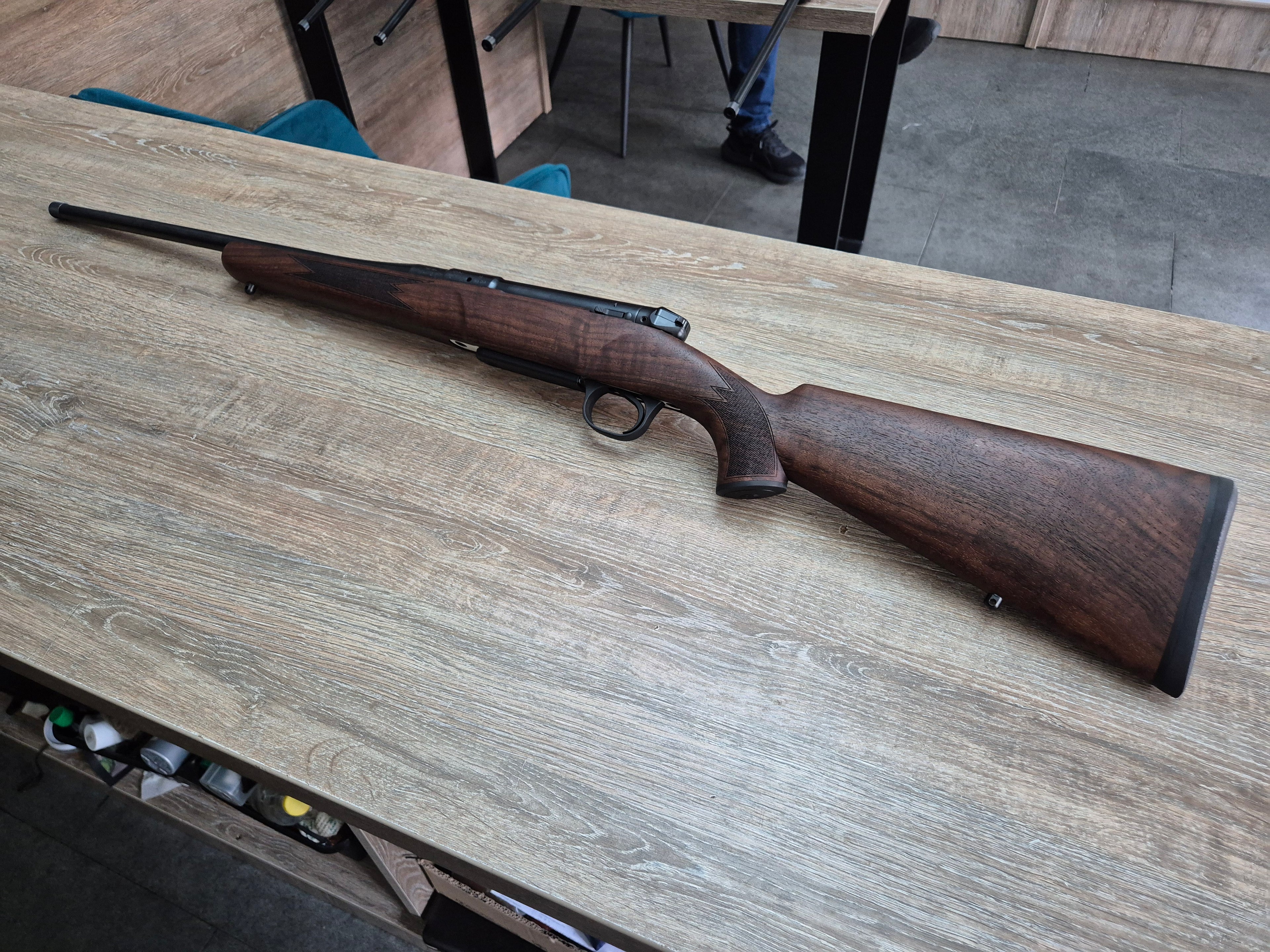 Carabina Heym SR30, cal 308 win, 50cm, pat lemn clasic
