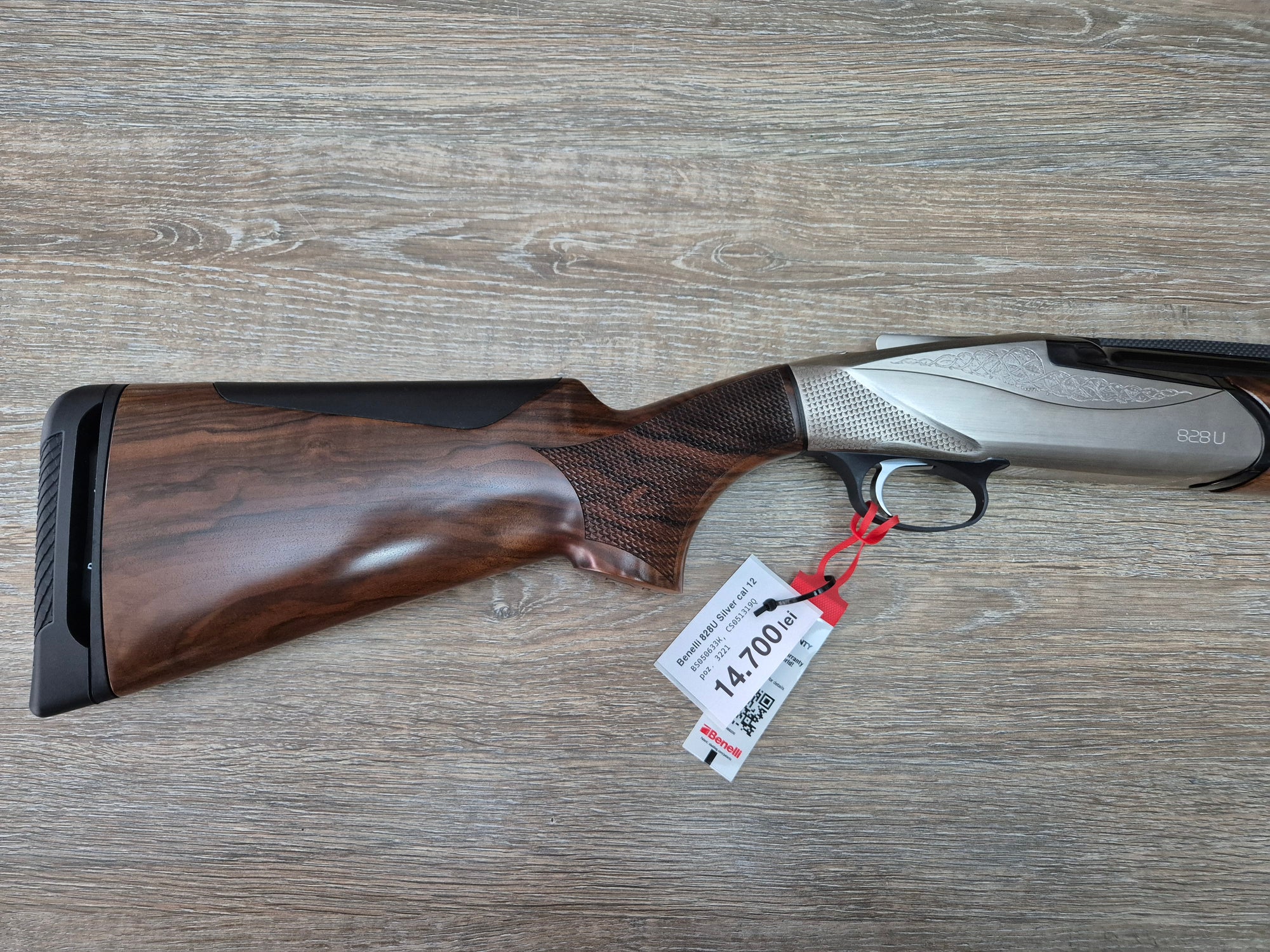 Bock Benelli 828U Silver, cal 12/76, 71cm