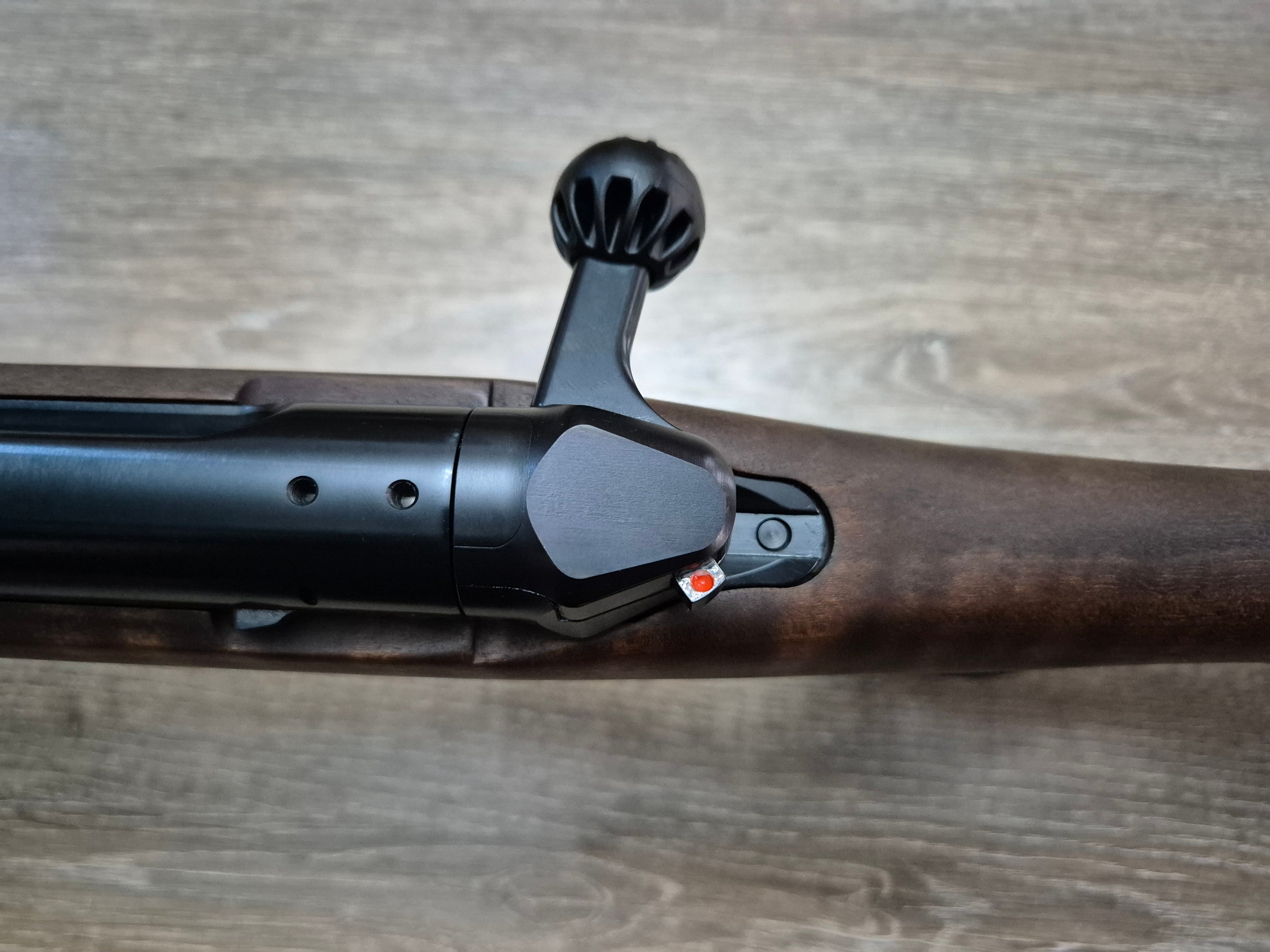 Carabina Heym SR30, cal 7x64, 55cm, inchidere liniara, pat lemn ergonomic