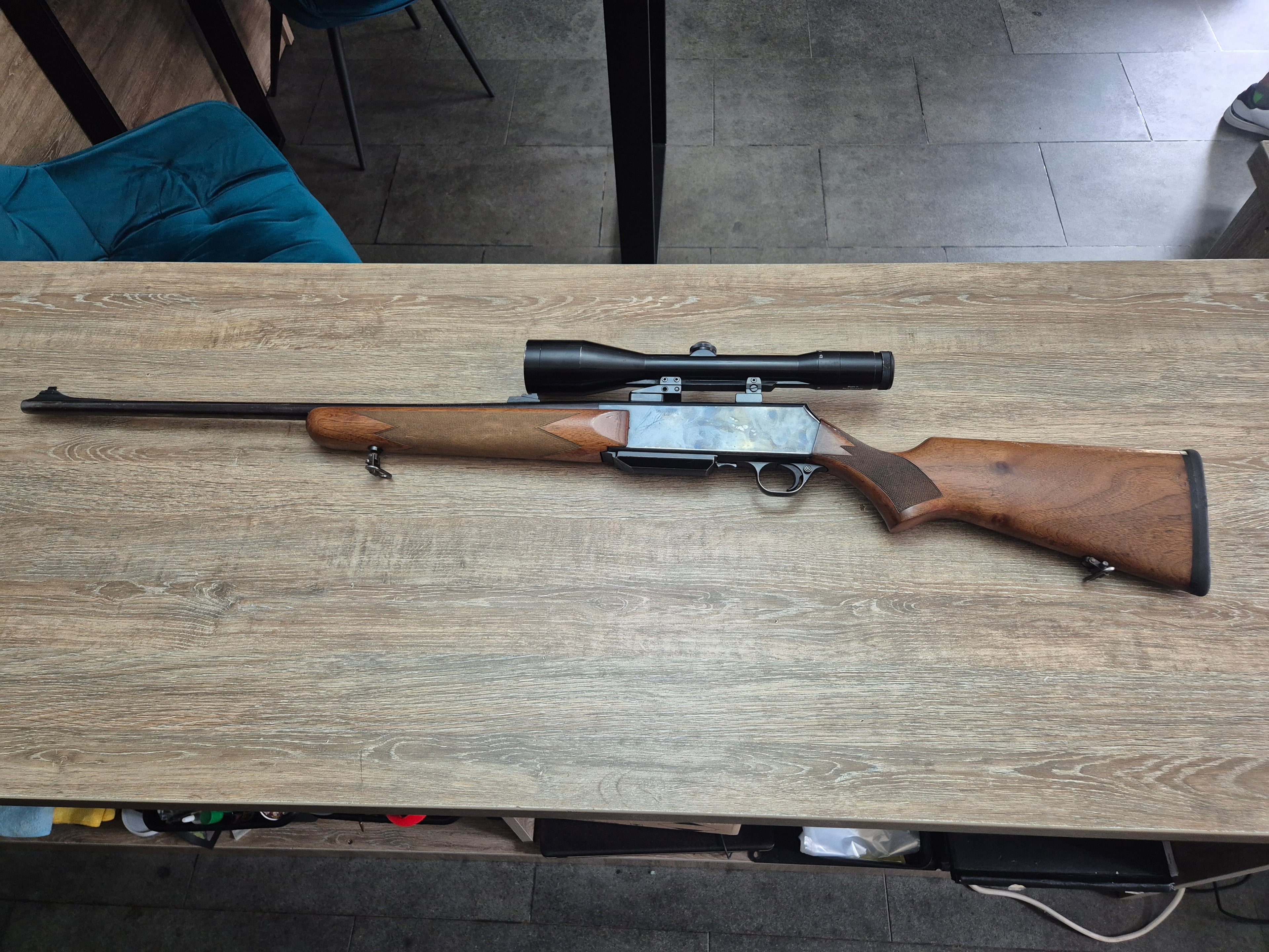 Carabina semiauto Browning BAR, cal 7mm rem mag, luneta Zeiss