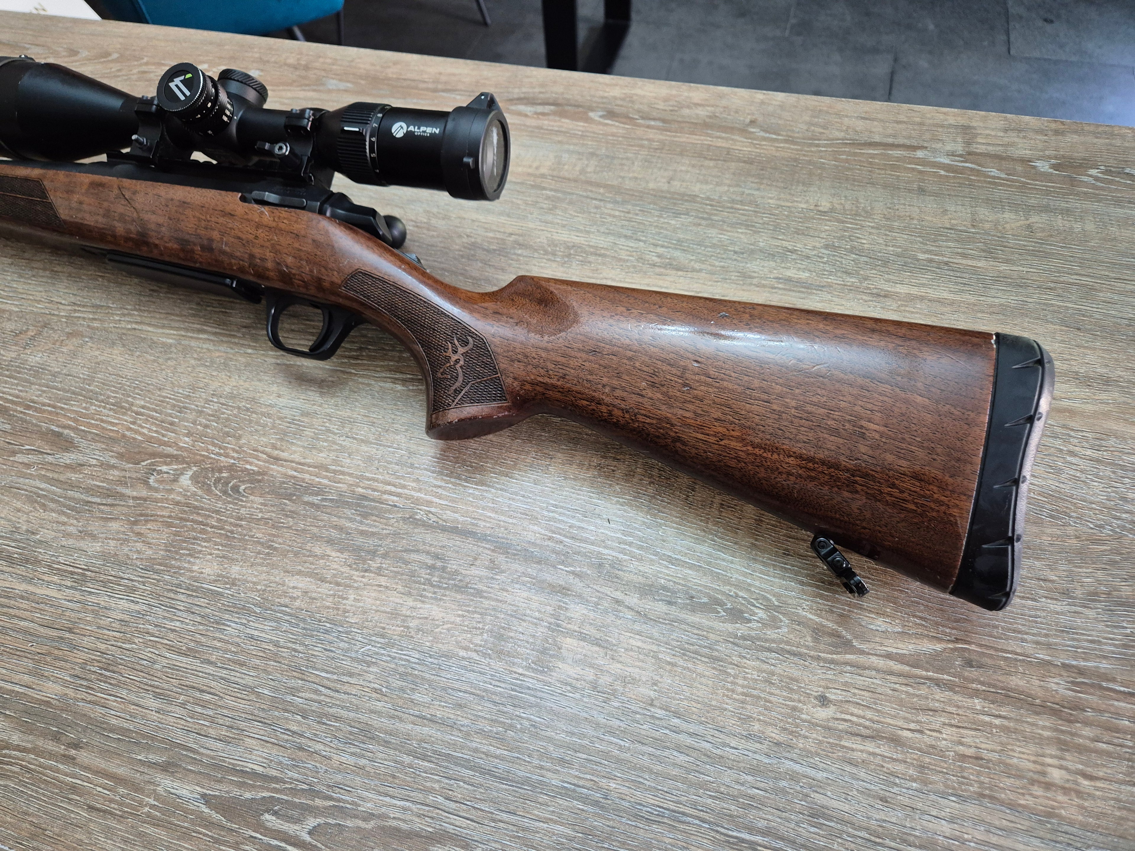 Carabina Browning A-Bolt 3+ Hunter, cal 300 win mag, luneta Alpen 2.5-15x56