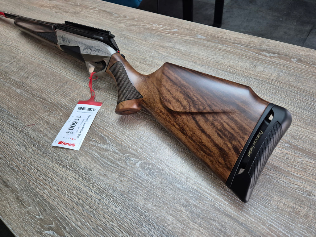 Carabina Benelli Lupo Deluxe cal 308 win, 56cm, pat lemn, gravuri