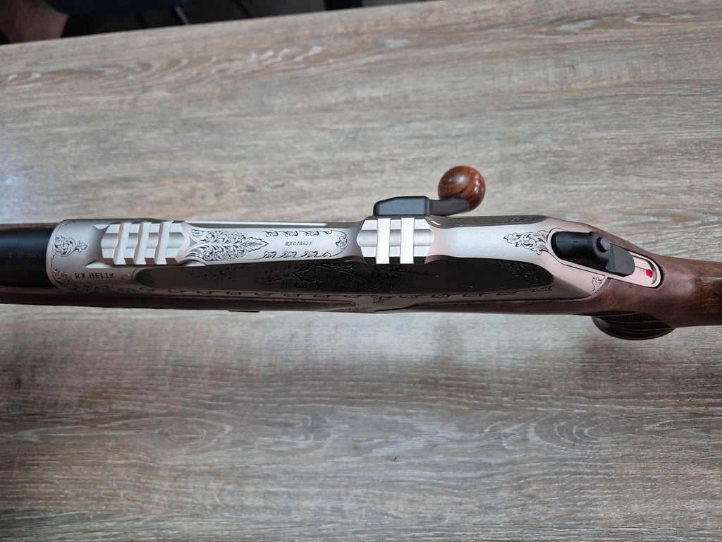 Carabina Merkel RX Helix Wildboar, cal 30-06, teava fluted 53cm, lemn grad 4