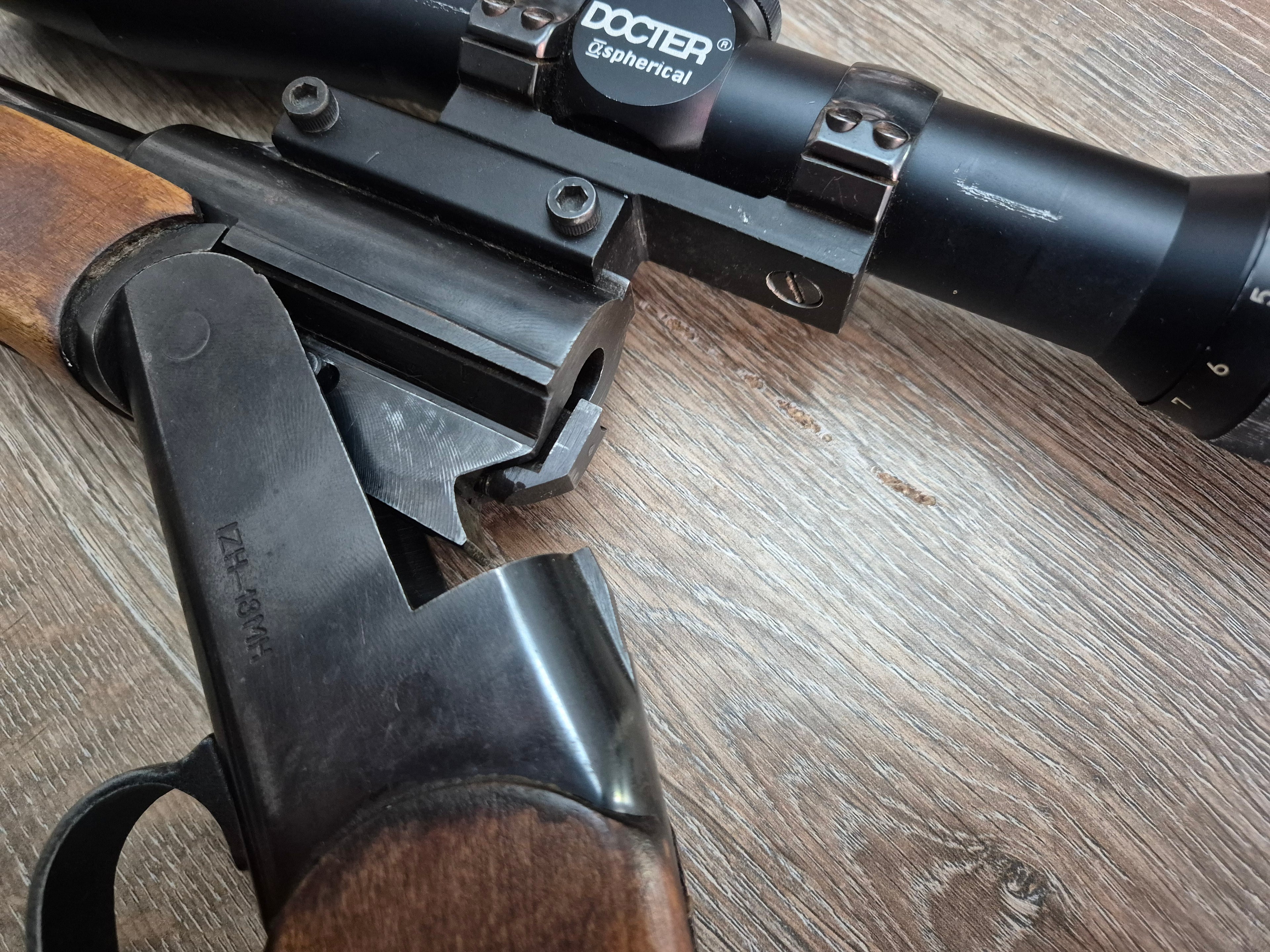 Carabina basculanta Baikal IZH18MN cal 308win, 60cm, luneta Docter 2.5-10x