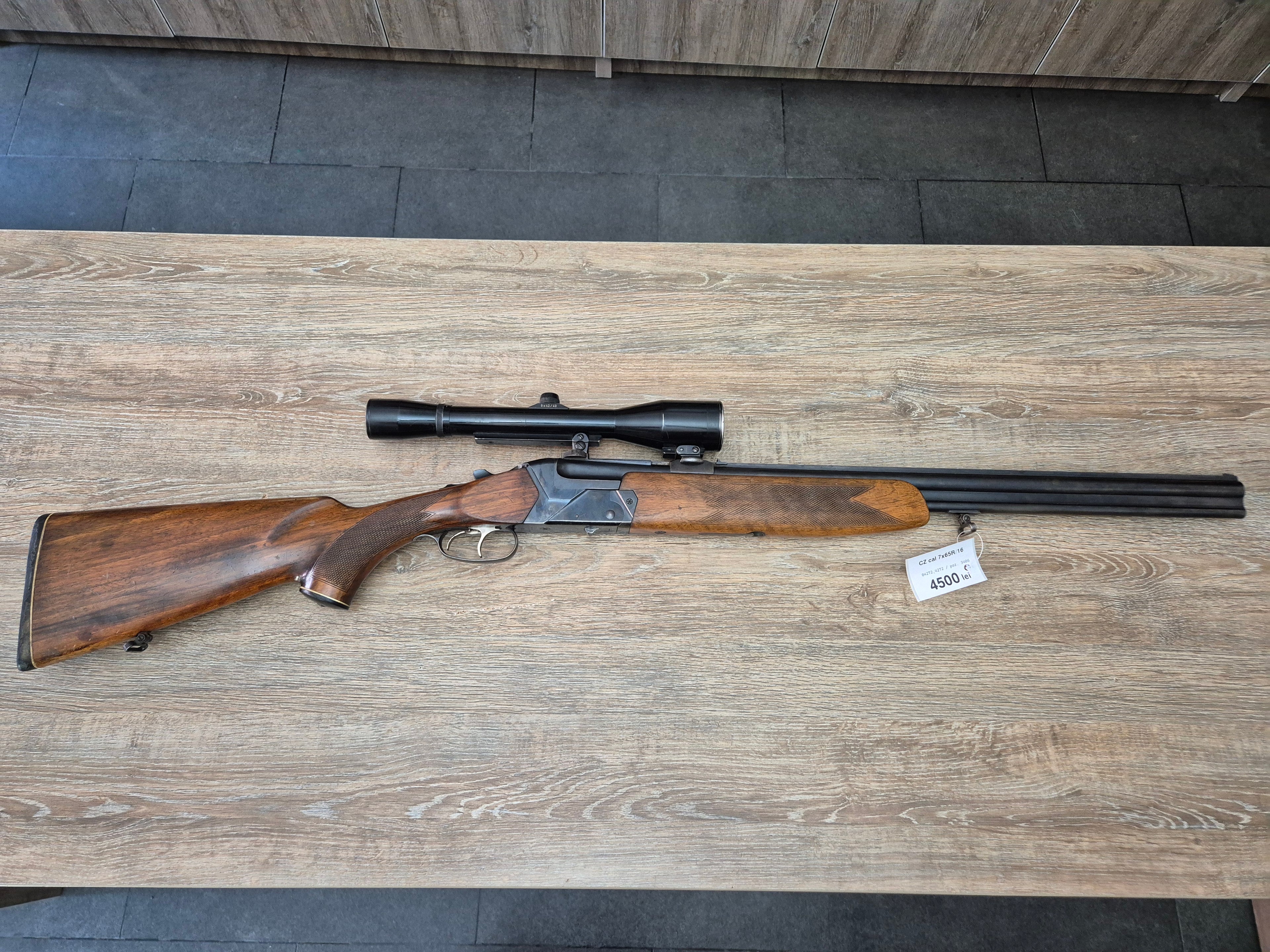 Mixta CZ 586, cal 7x65R/16, tevi 62cm, luneta