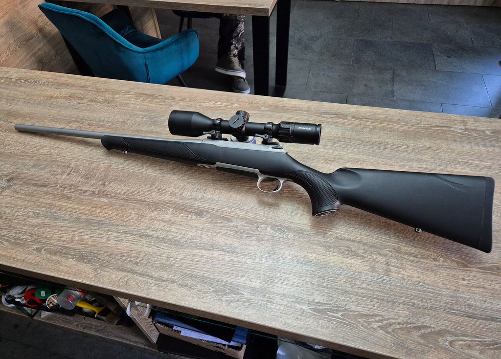 Carabina Sauer S100 Stainless, cal 308 win, 56cm, luneta Minox 2-10x50