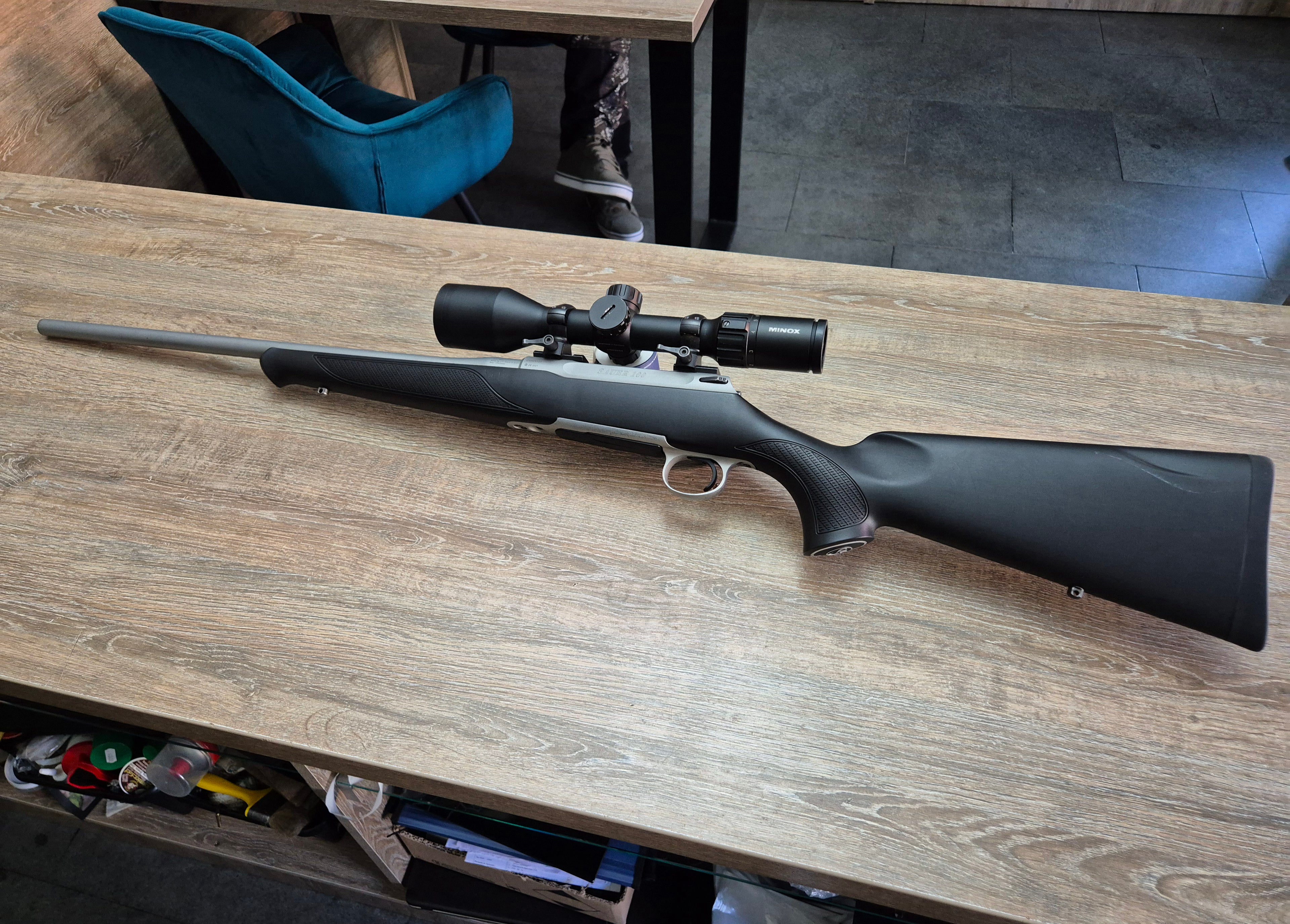 Carabina Sauer S100 Stainless, cal 308 win, 56cm, luneta Minox 2-10x50
