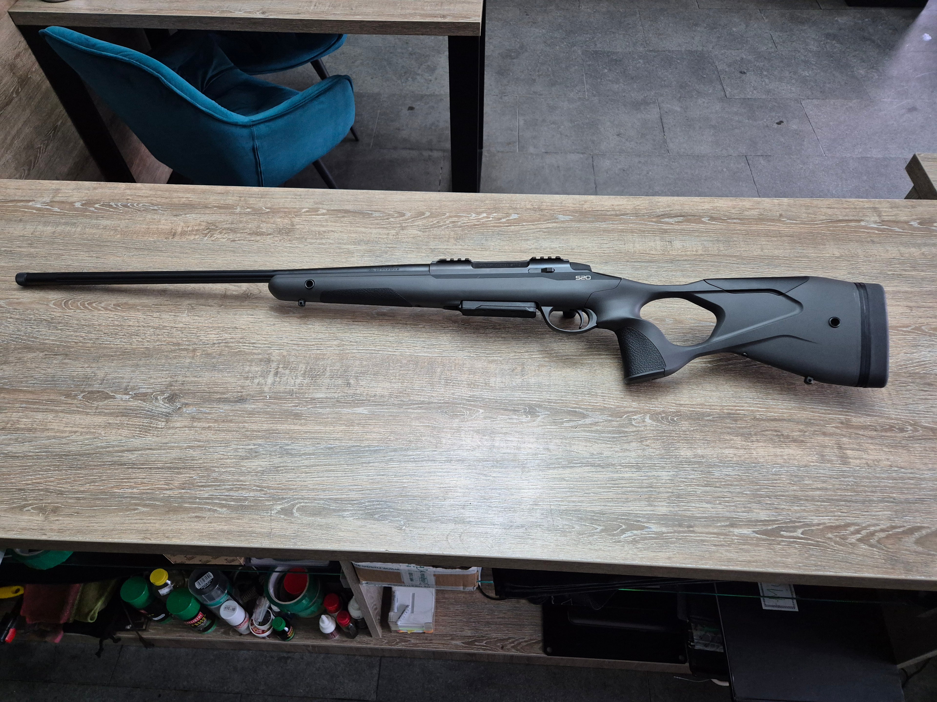 Carabina Sako S20, cal 243 win, teava fluted 61cm