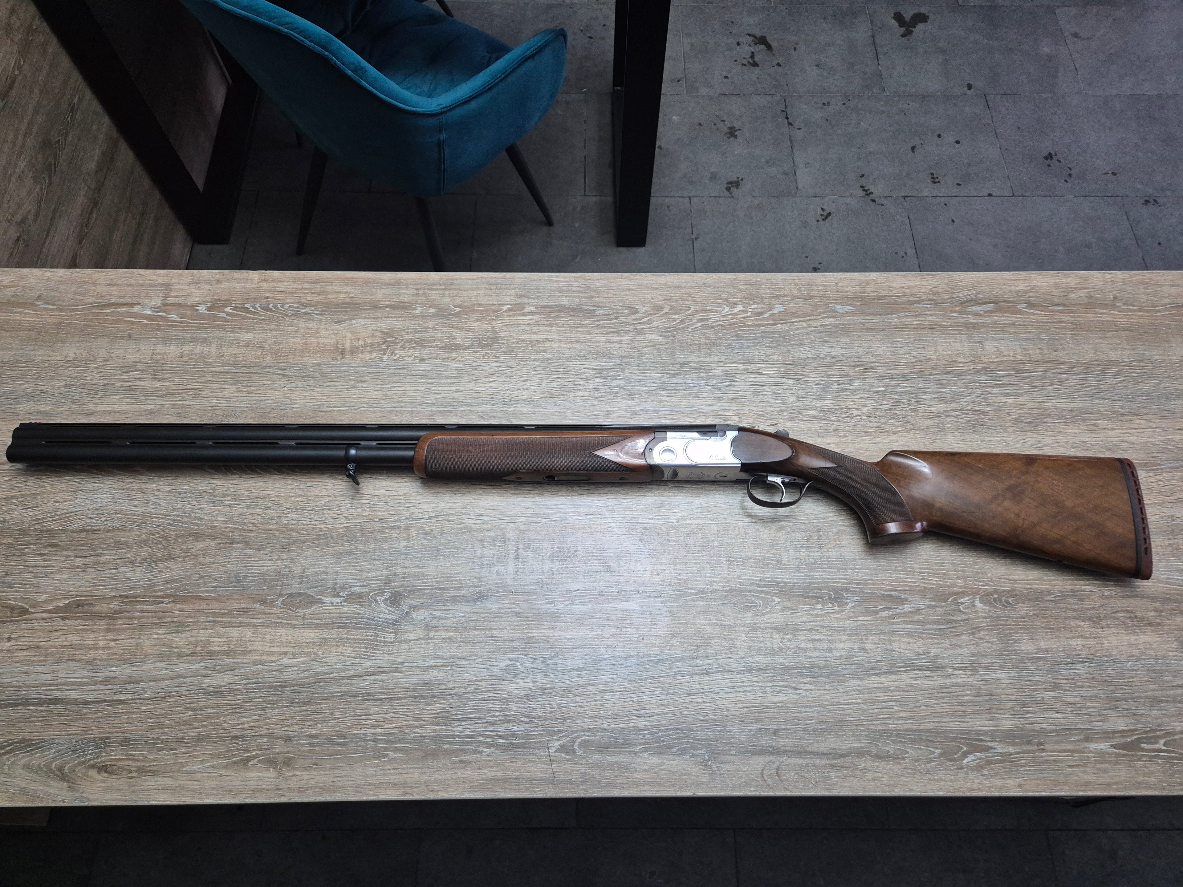 Bock Beretta 682, cal 12/70, tevi 75cm, ejectoare