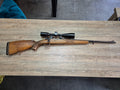 Carabina Mauser 98, cal 8x57JS, teava 52cm, cătări, luneta