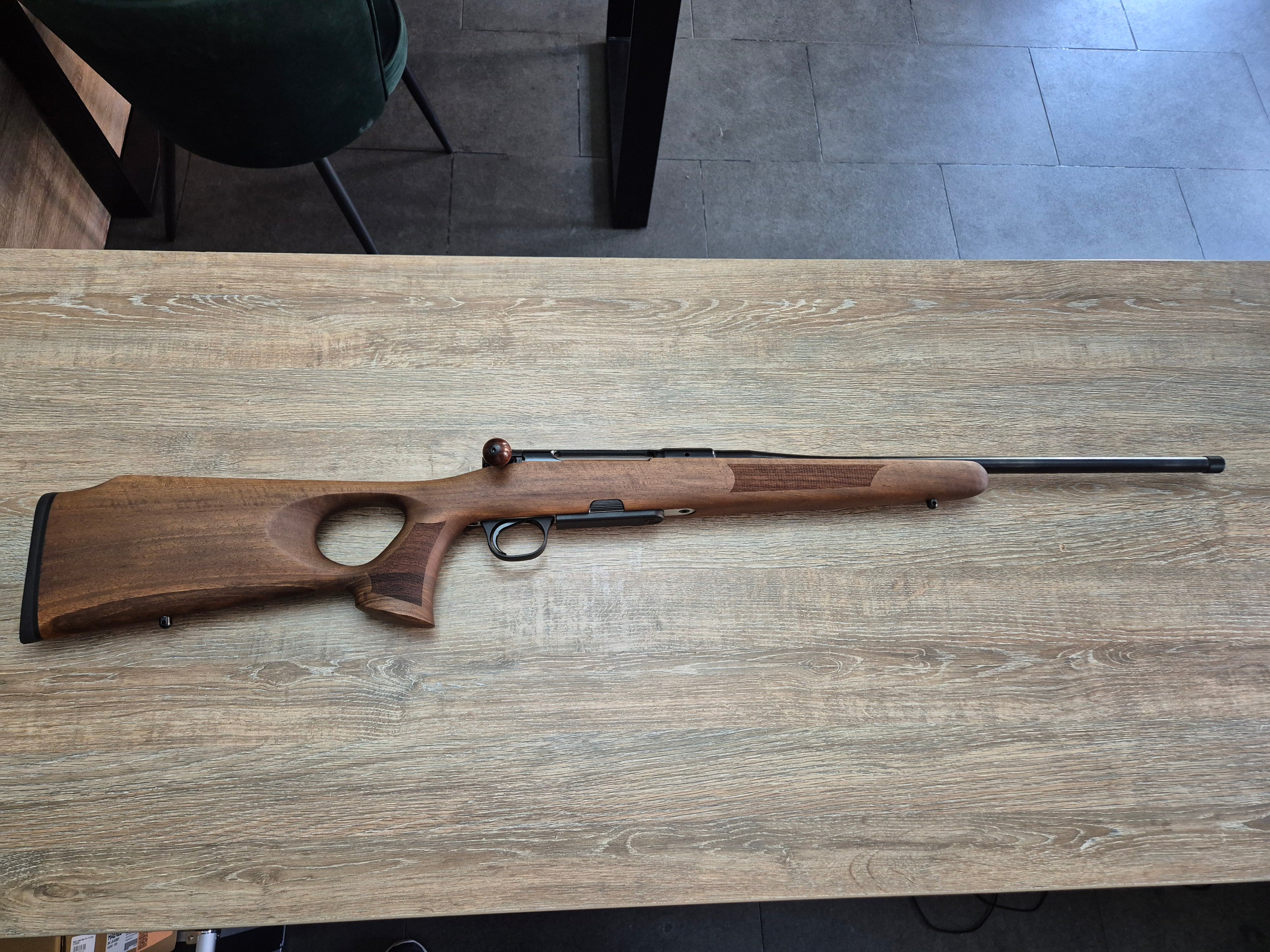 Carabina Heym SR30 Ranger-T cal 308 win, 50cm, inchidere liniara, pat lemn