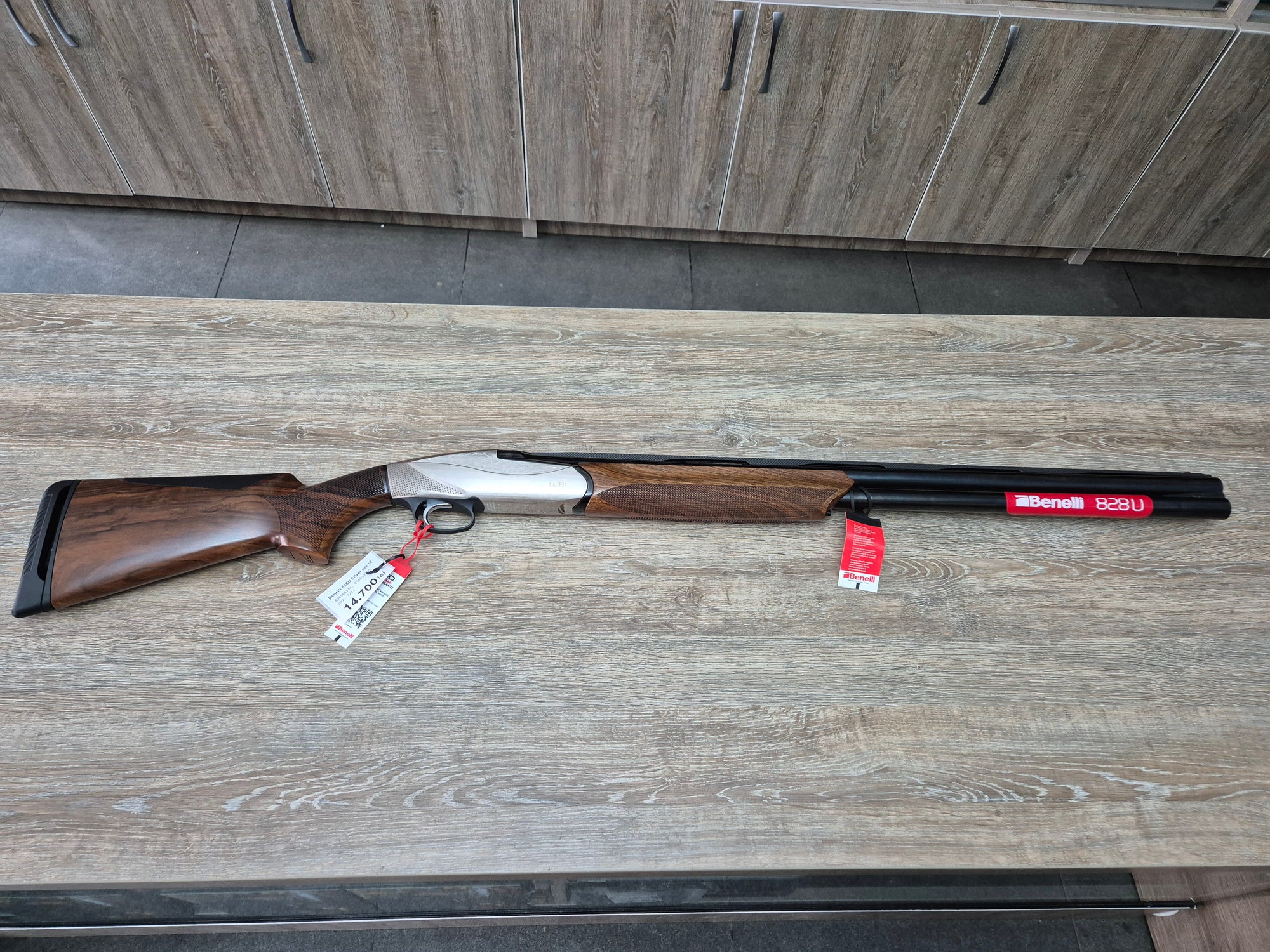 Bock Benelli 828U Silver, cal 12/76, 71cm