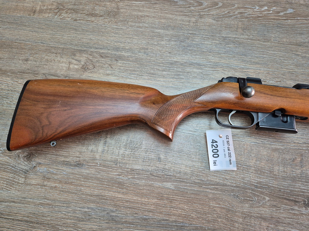Carabina CZ 527, cal 222 rem, teava 60cm, catari