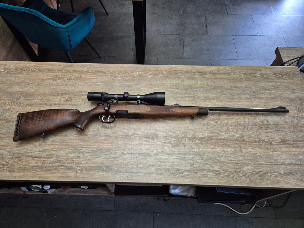 Carabina Steyr Mannlicher S, cal 8x68S, 63.5cm, Swarovski 2.5-10x56