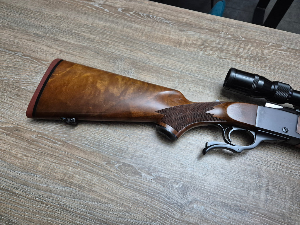 Carabina Ruger No.1, cal 7mm rem mag, teava 64cm, luneta 4-12x56
