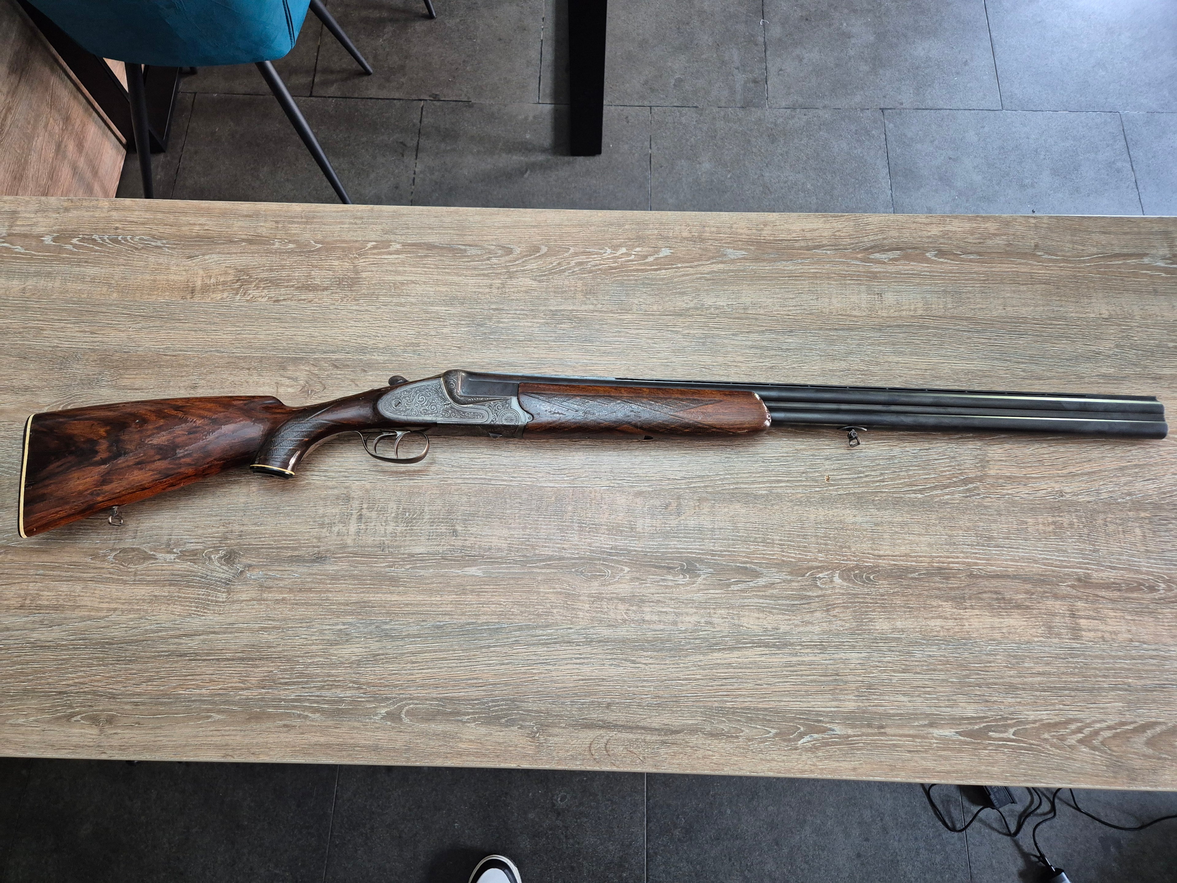 Bock manufact. Acciaio Wickers, cal 12, tevi 71cm