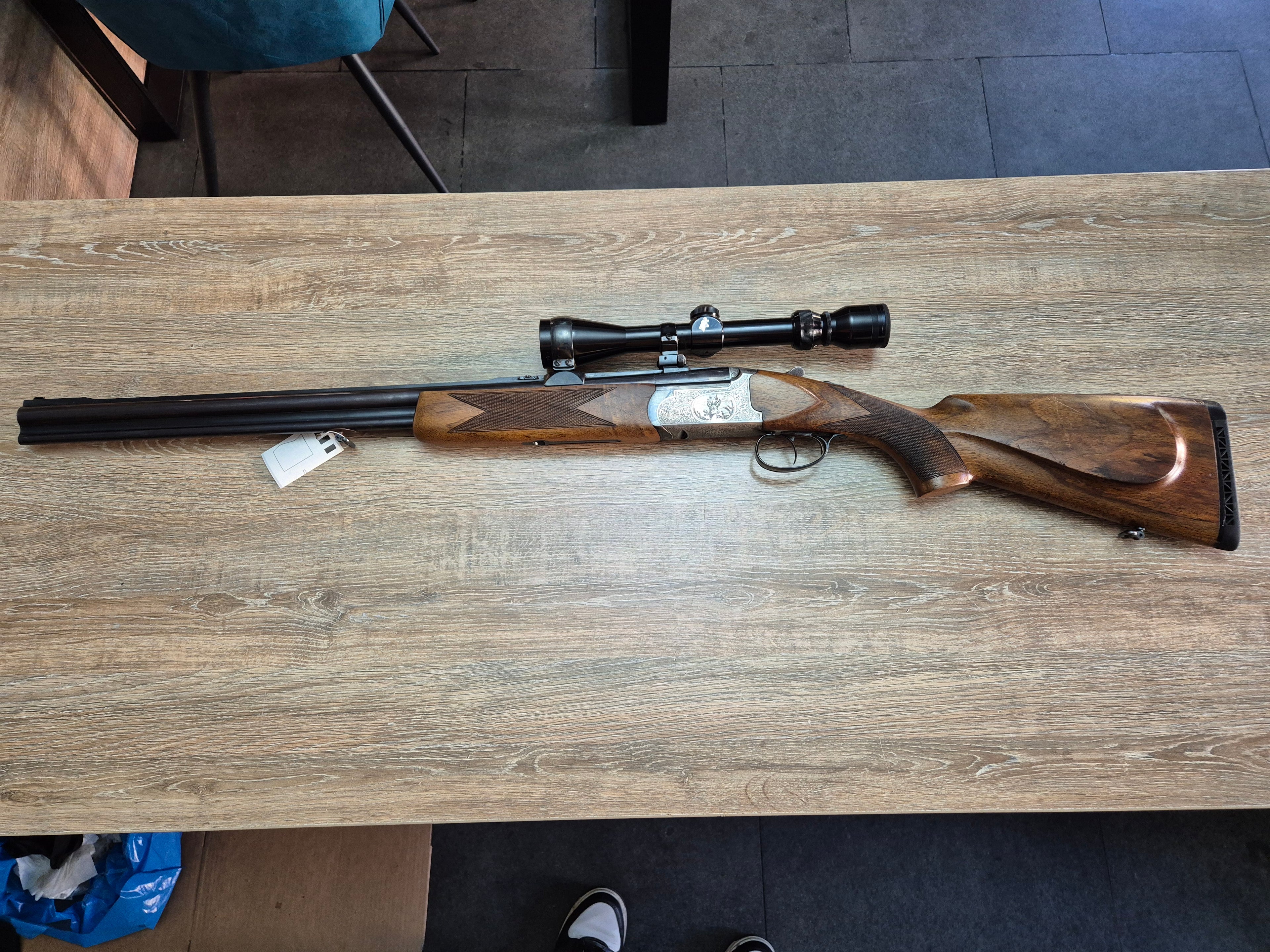 Mixta Eduard Kettner, cal 7x65R/12, tevi 65, luneta 3-9x40