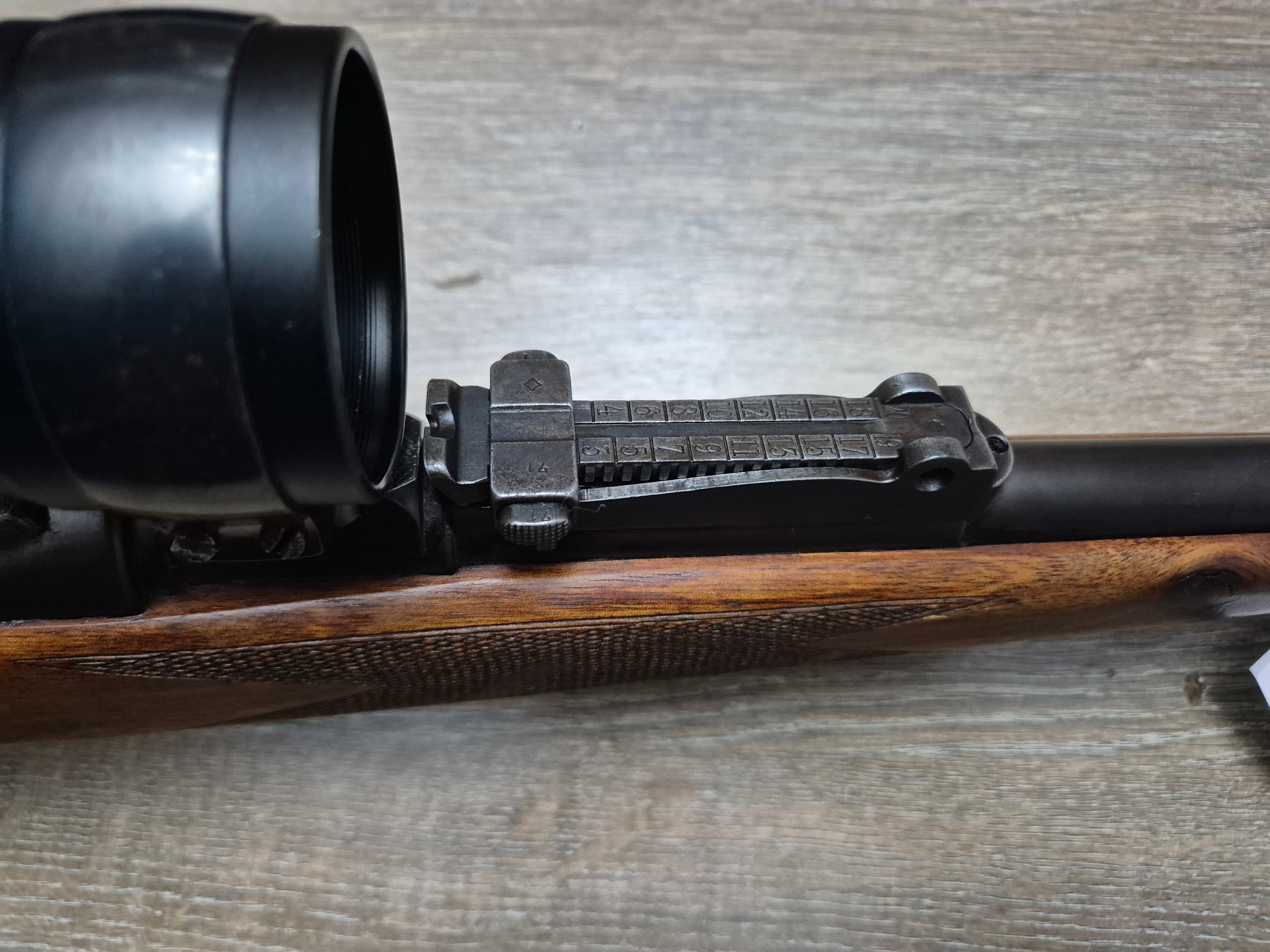 Carabina Steyr, cal 7x57, teava 64cm, luneta 3-12x50