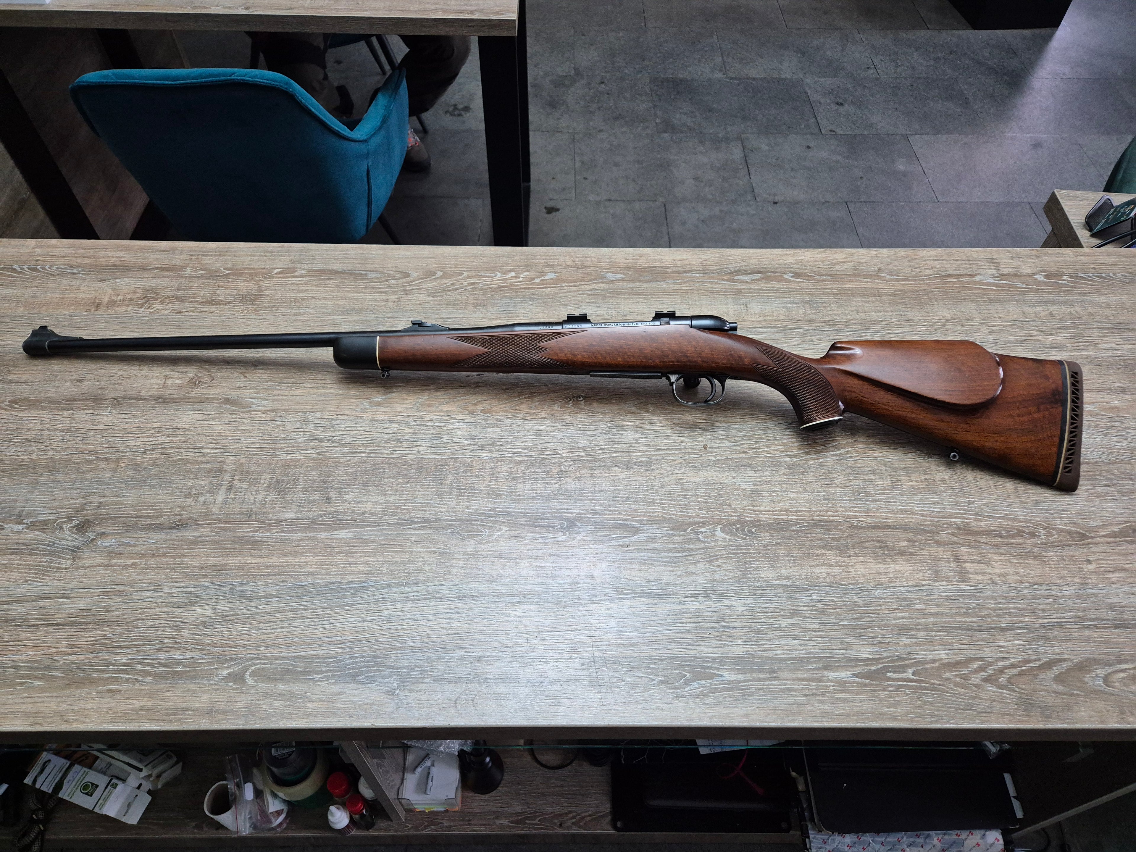 Carabina Mauser, cal 5.6x50 Mag, teava 60cm, baze weaver