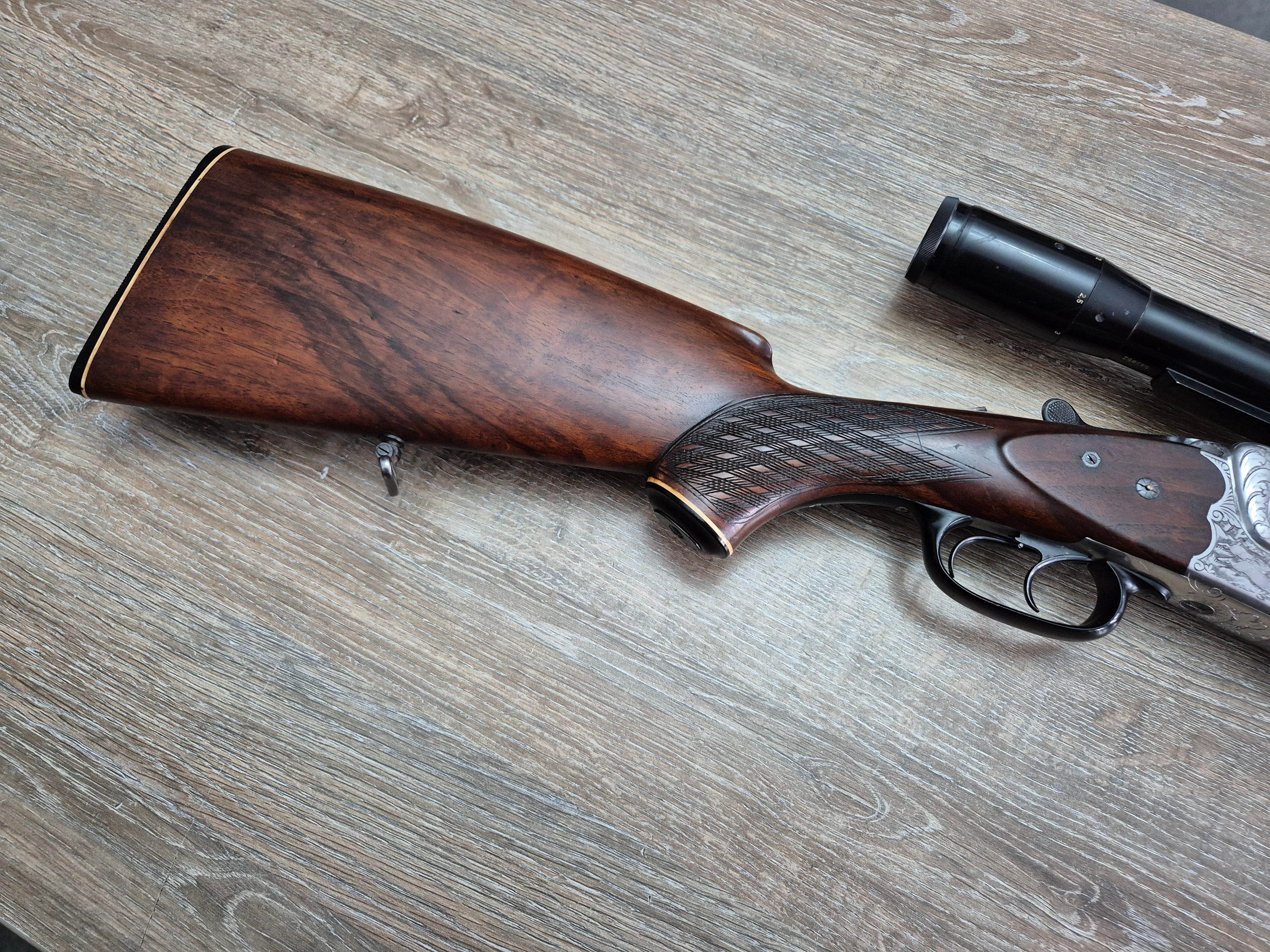 Mixta Heym, cal 222 Rem/20, tevi 60cm, Zeiss Diavari 1,5-6x